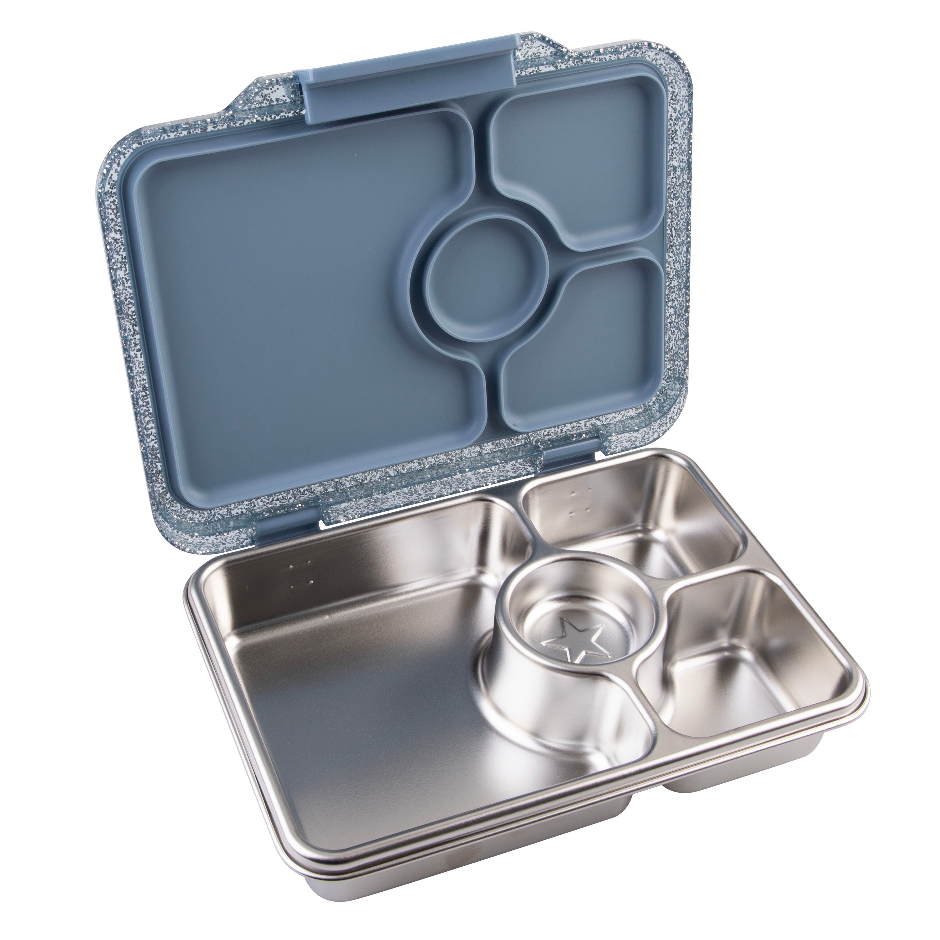 Yumbox Pret S/s 4 Compartment Bento Box - Paris Blue