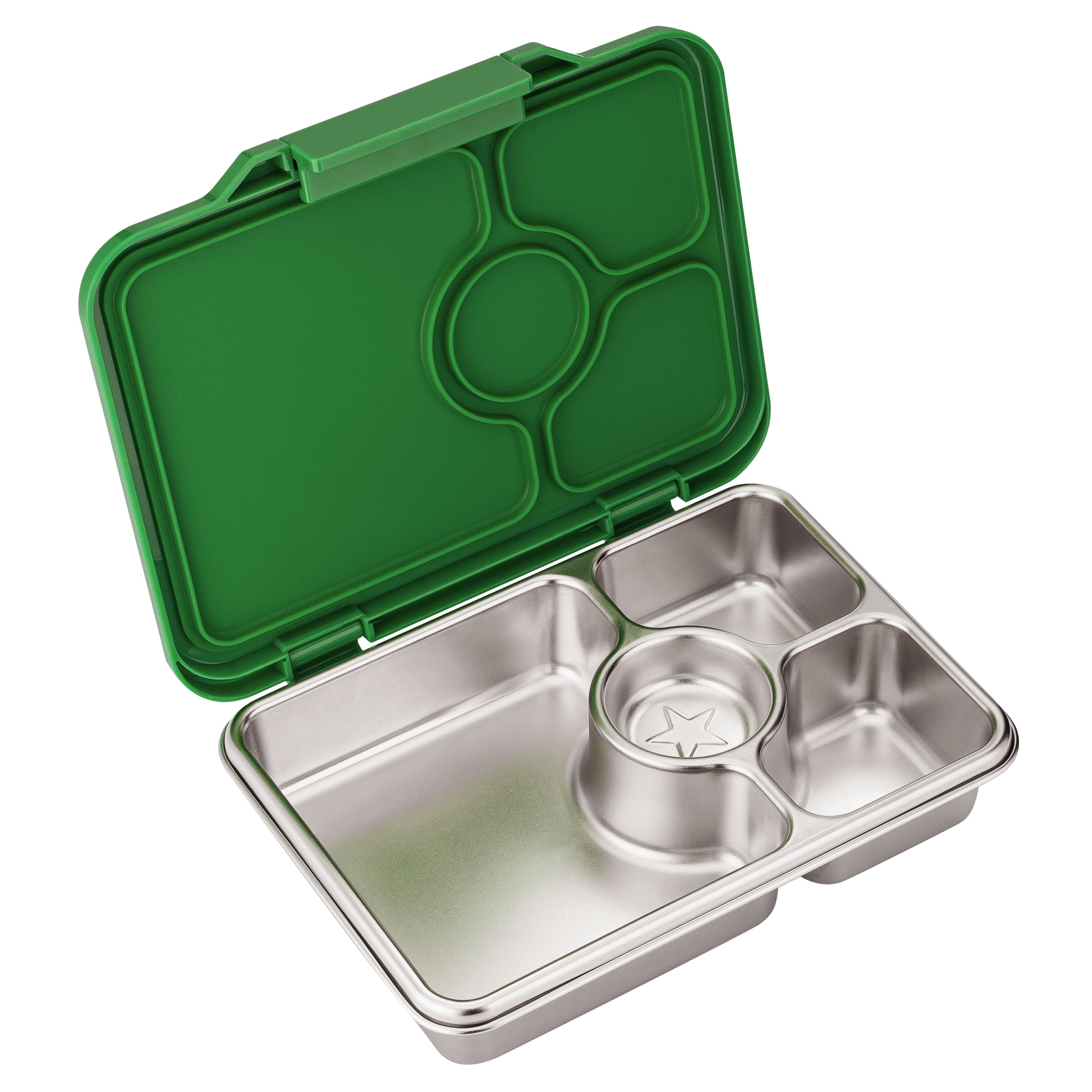Yumbox Pret S/s 4 Compartment Bento Box - Pomme Green