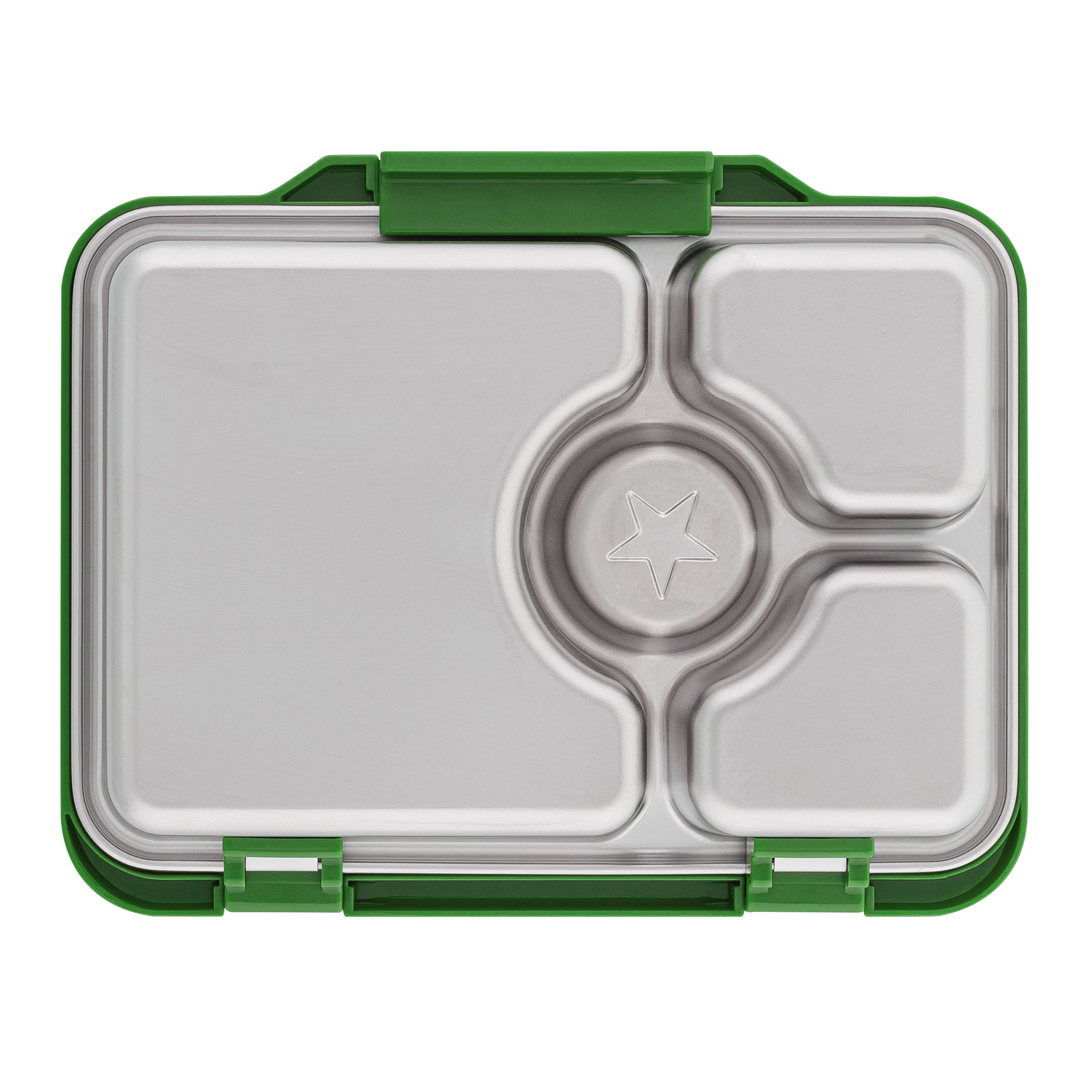 Yumbox Pret S/s 4 Compartment Bento Box - Pomme Green