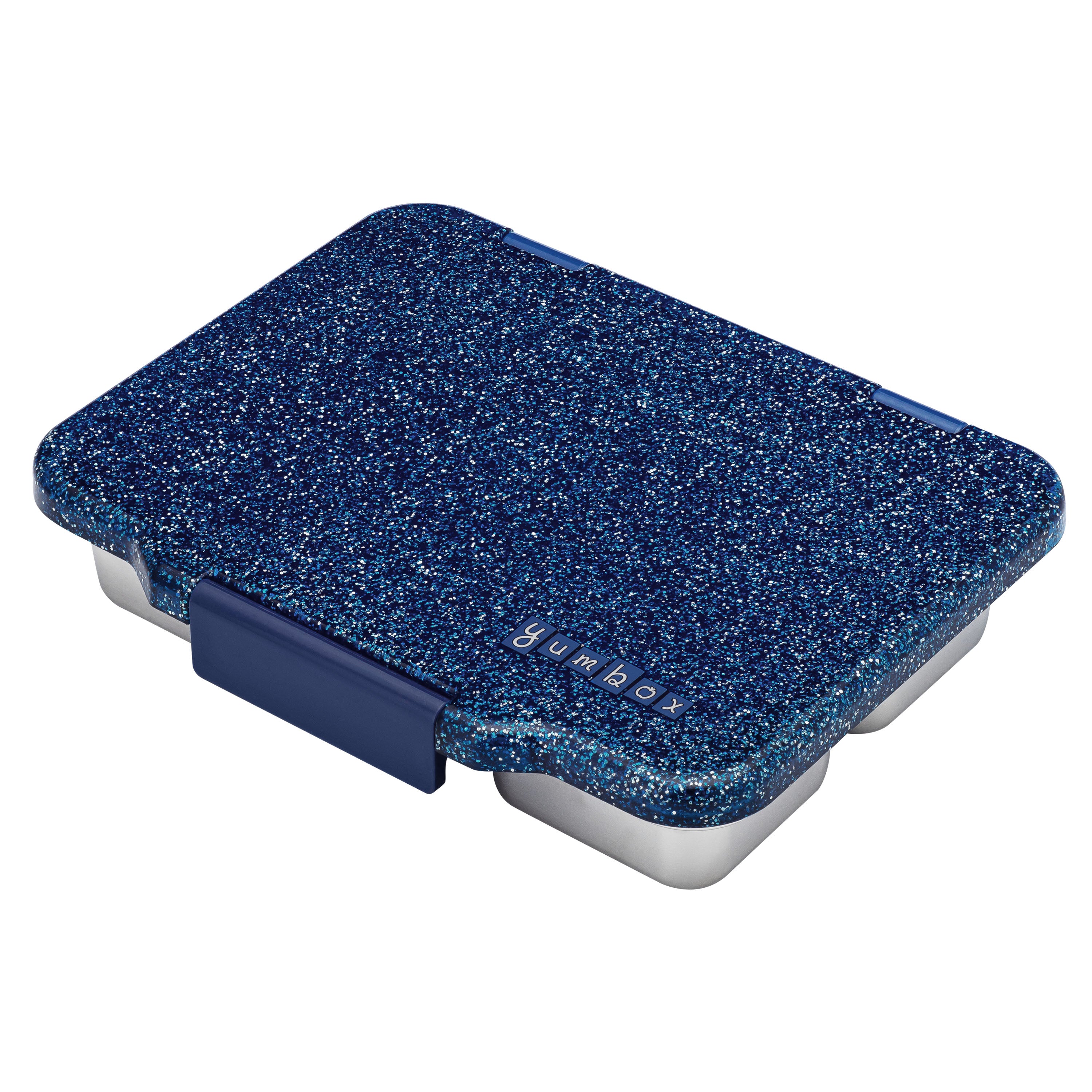 Yumbox Pret S/s 4 Compartment Bento Box (Glitter) - Twilight Blue