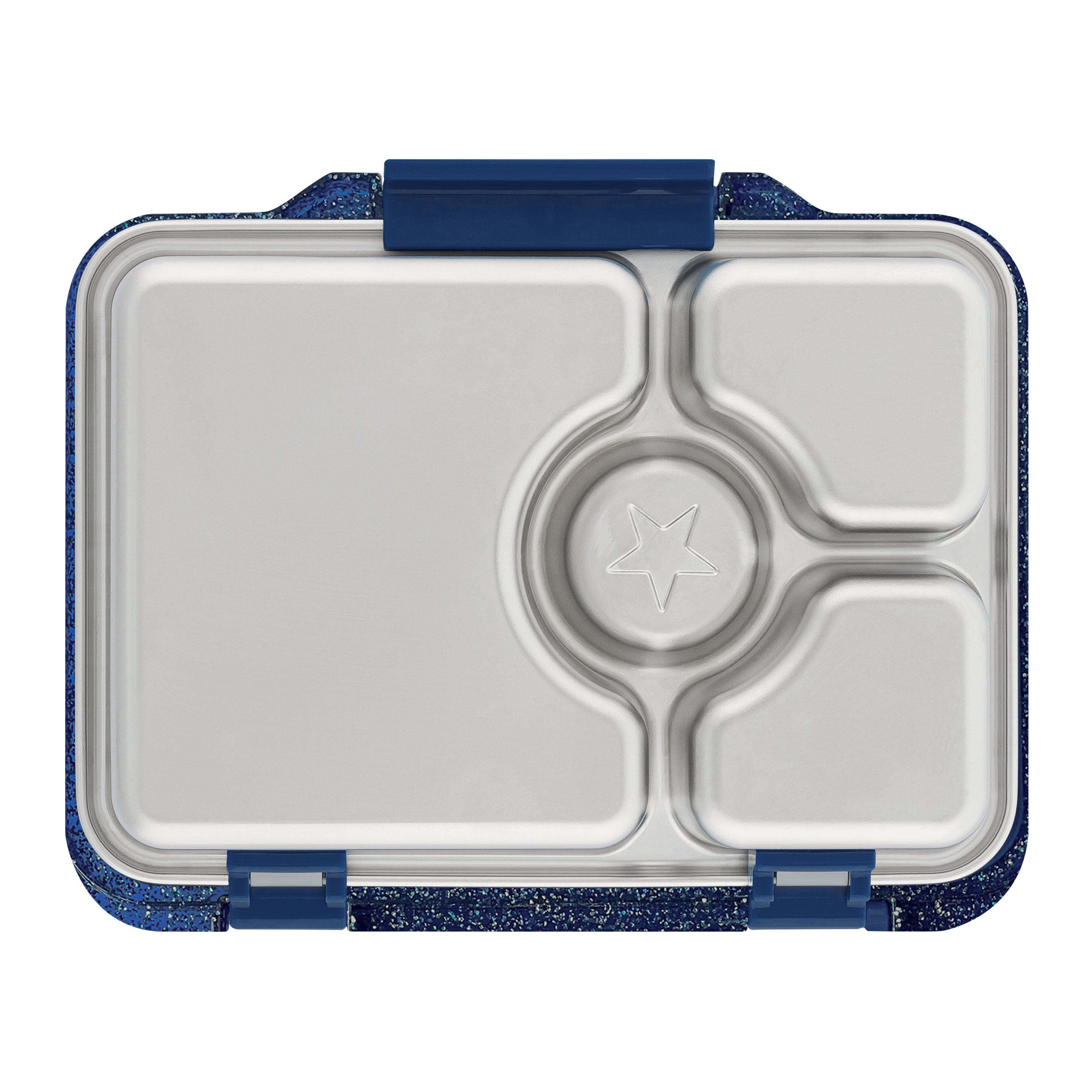Yumbox Pret S/s 4 Compartment Bento Box (Glitter) - Twilight Blue