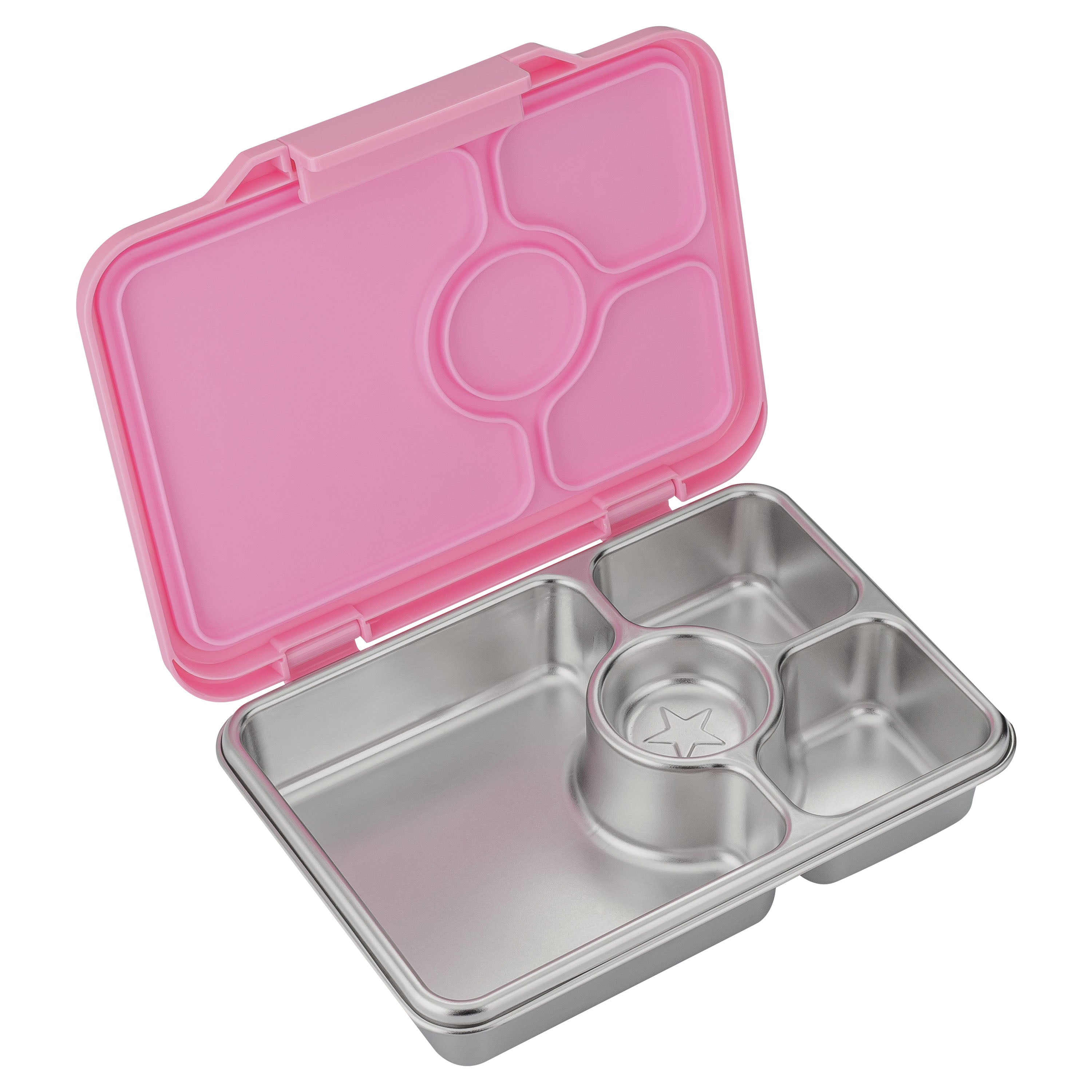 Yumbox Pret S/s 4 Compartment Bento Box - Versailles Pink