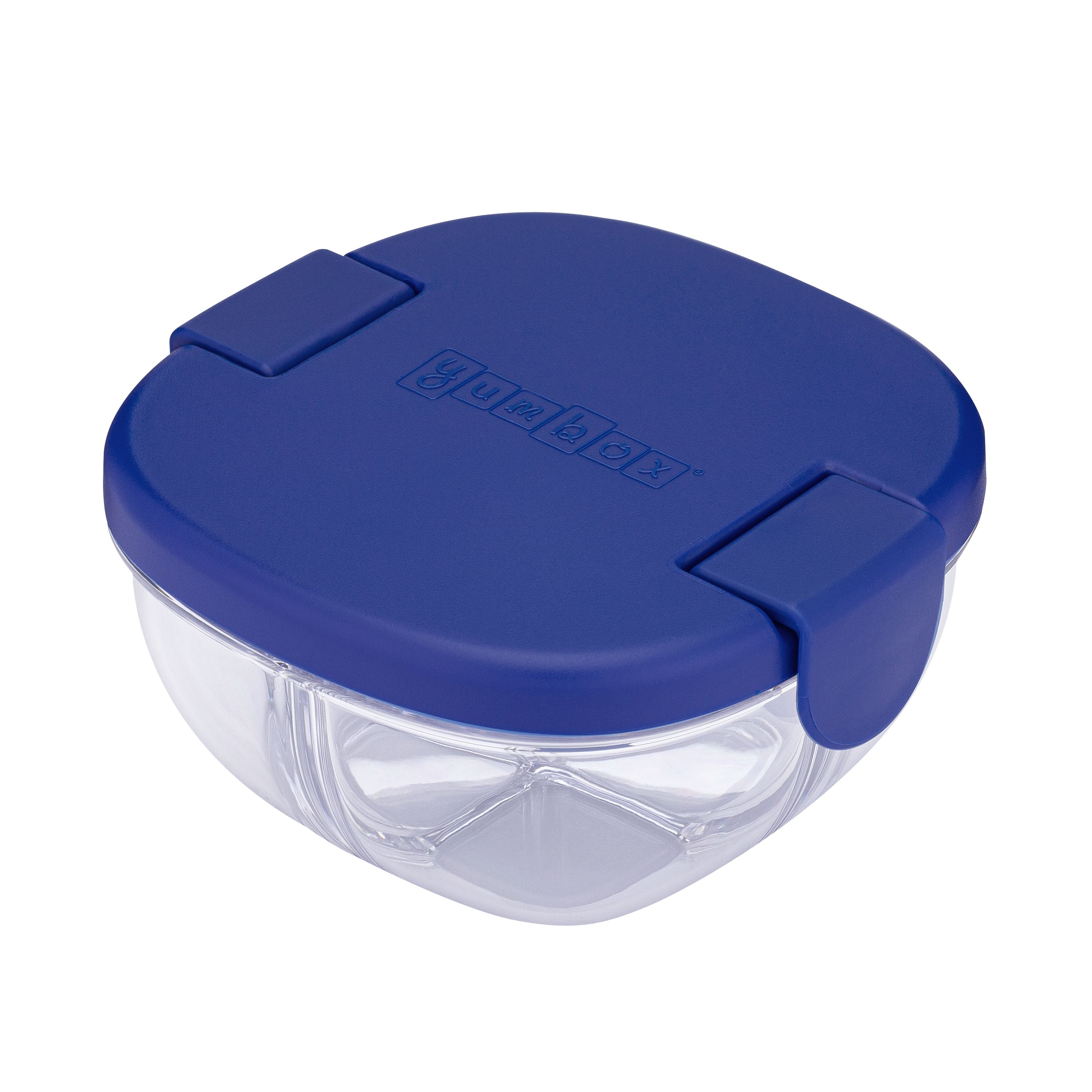 Yumbox 3 Compartment Snack Bowl 384ml - Navy Blue