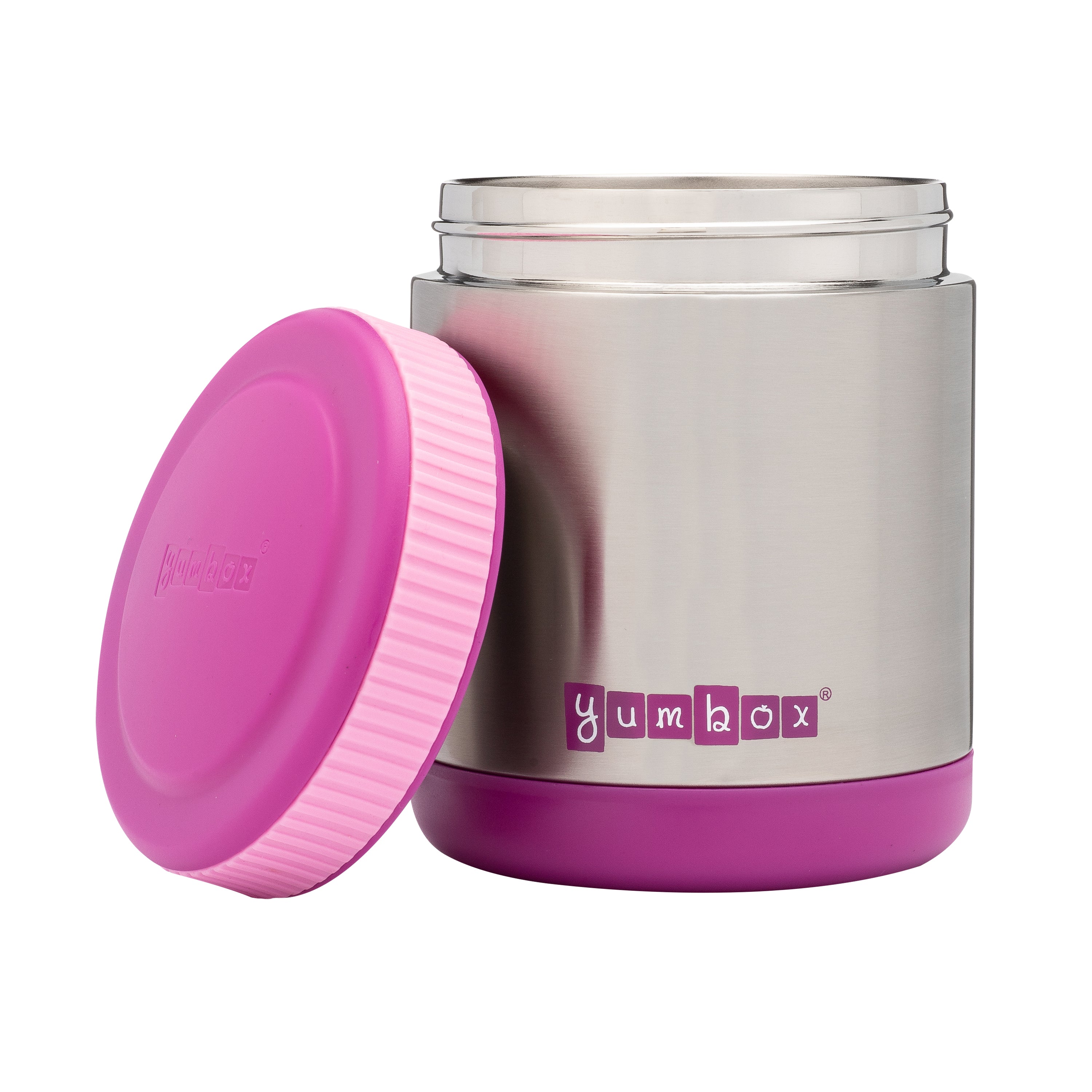 Yumbox Zuppa S/S Triple Wall Thermal W/Spoon 420ml - Bijoux Purple