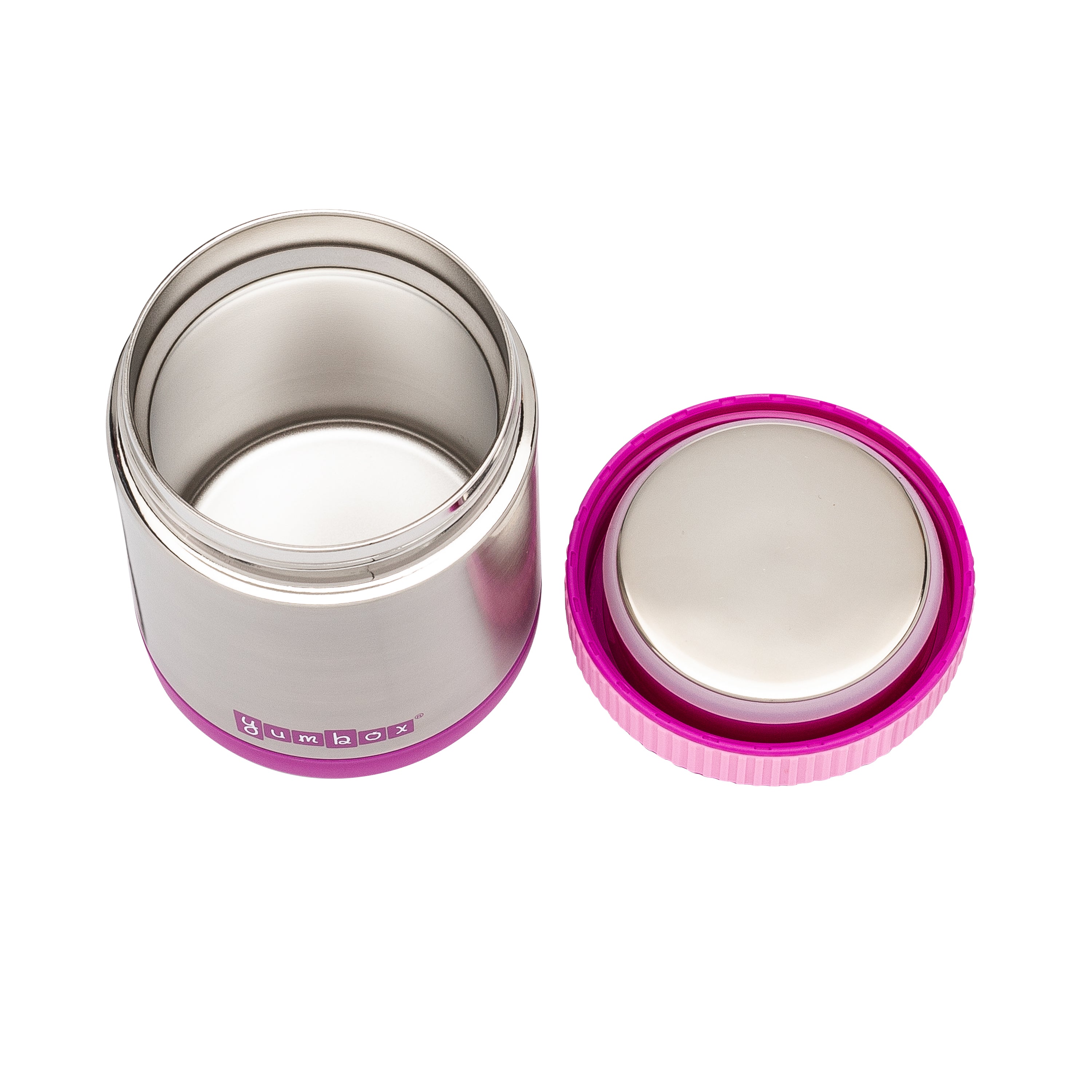 Yumbox Zuppa S/S Triple Wall Thermal W/Spoon 420ml - Bijoux Purple