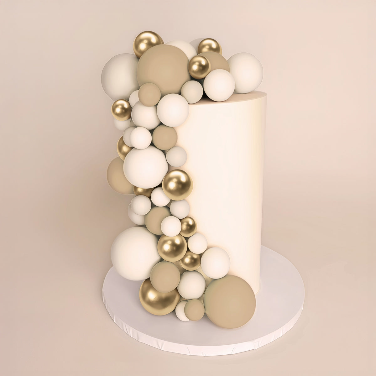 Sprinks 32 Cake Ball Toppers Champagne Gold