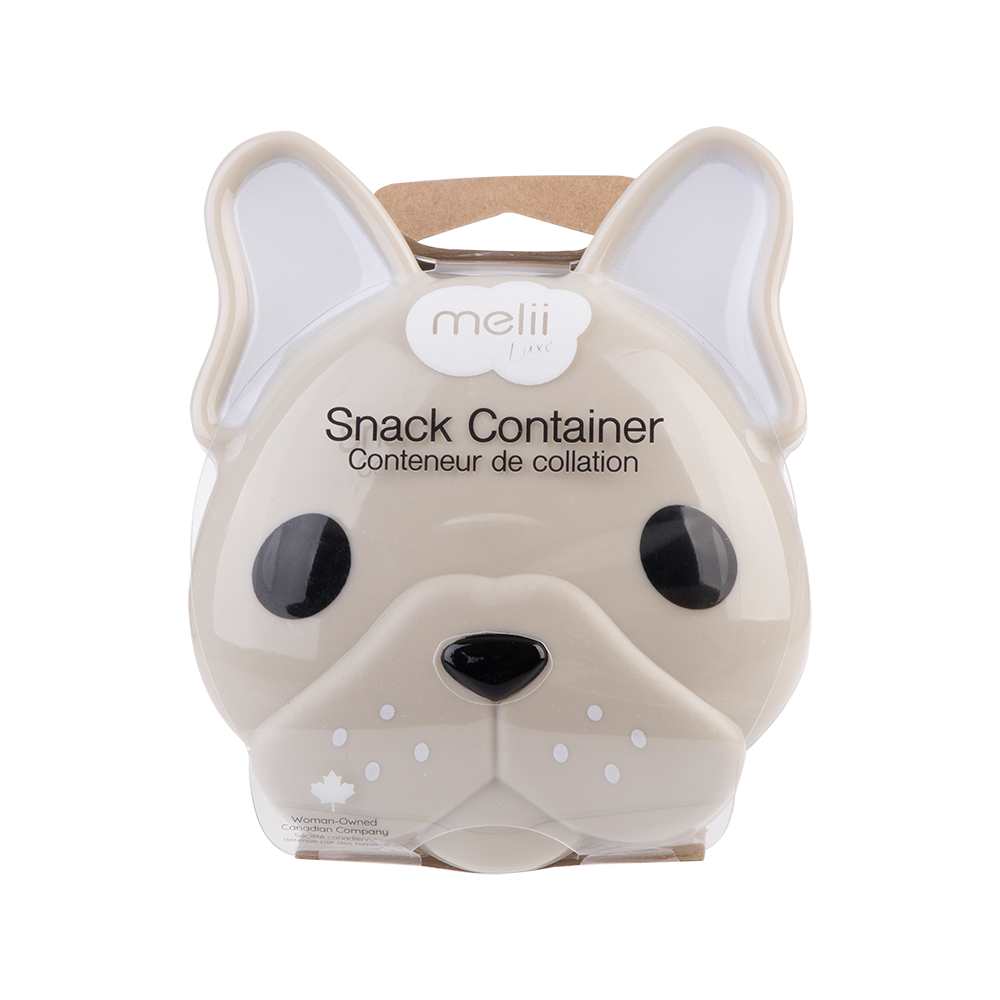 Melii Luxe Snack Container - Bulldog
