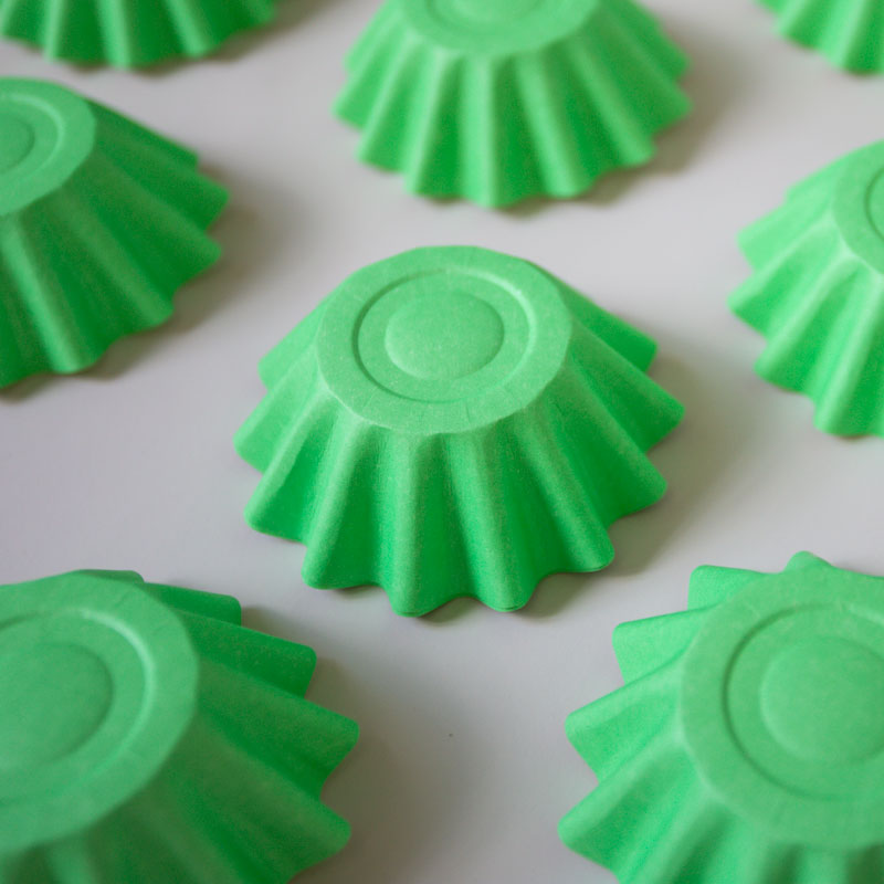 Papyrus Bloom Baking Cups Pastel Green 24 Pack