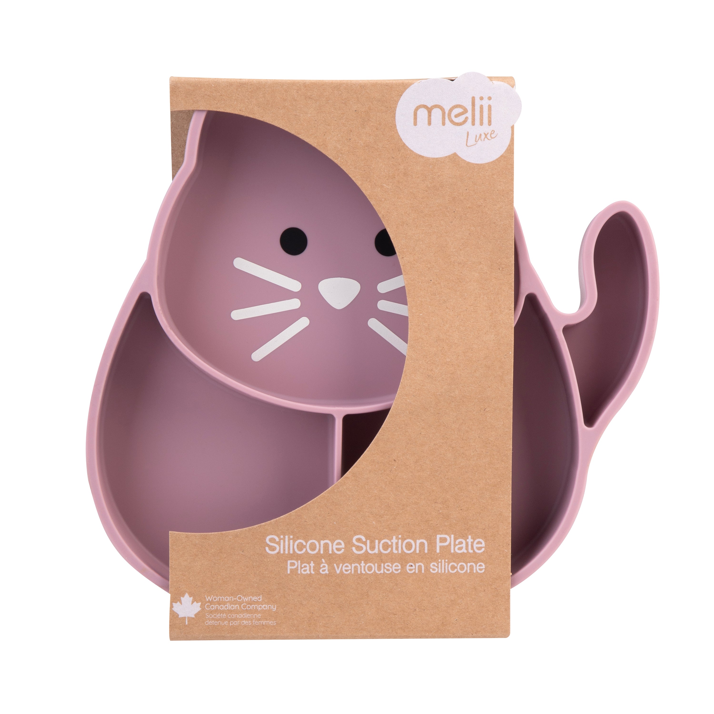 Melii Luxe Silicone Suction Plate - Cat
