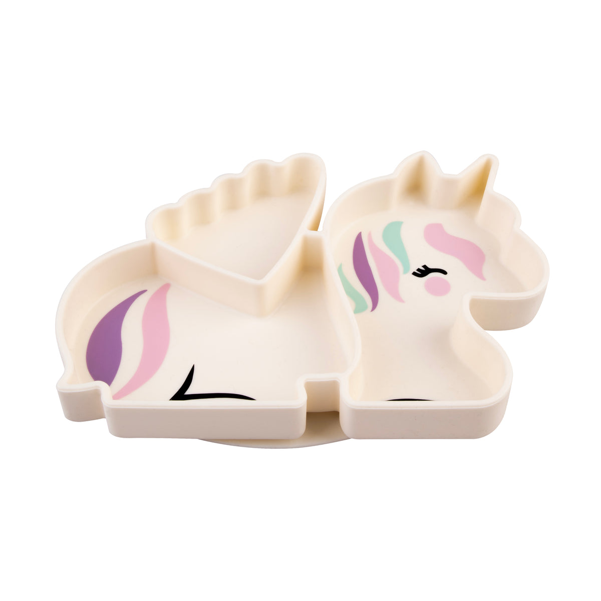 Melii Luxe Silicone Suction Plate - Unicorn