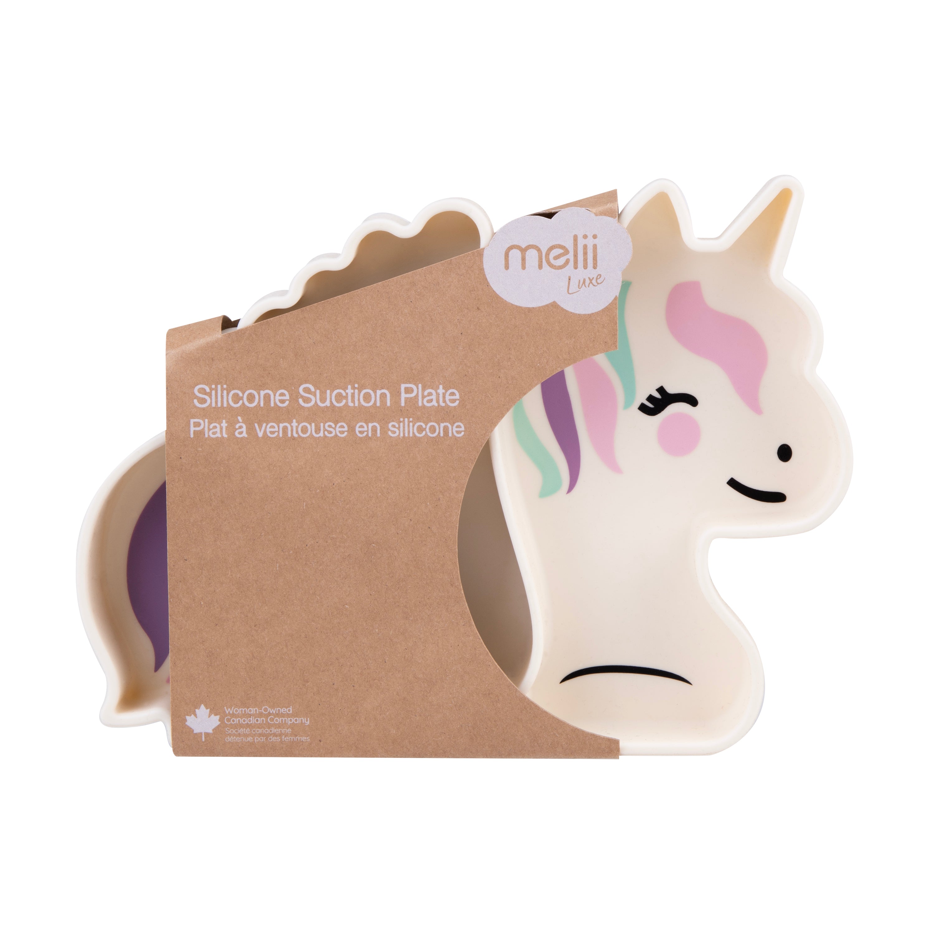 Melii Luxe Silicone Suction Plate - Unicorn