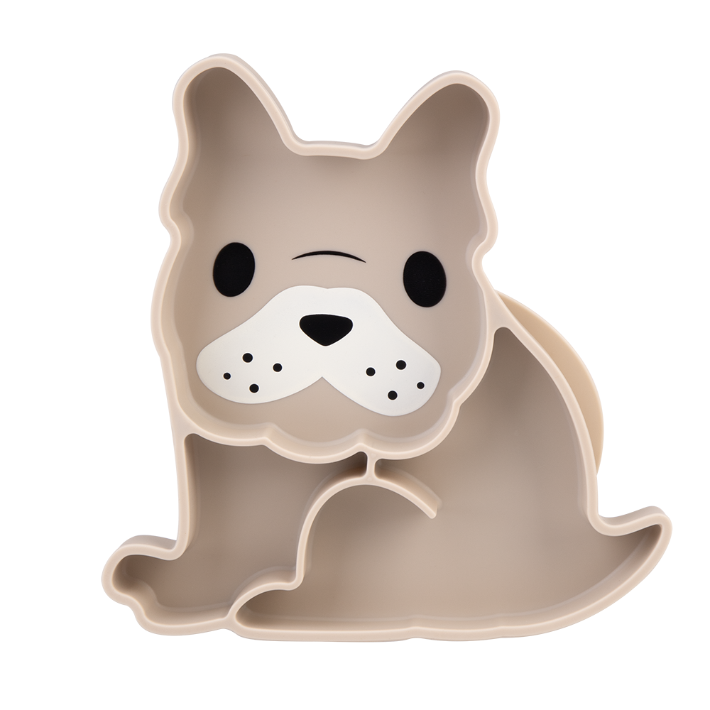 Melii Luxe Silicone Suction Plate - Bulldog