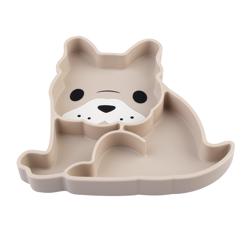 Melii Luxe Silicone Suction Plate - Bulldog