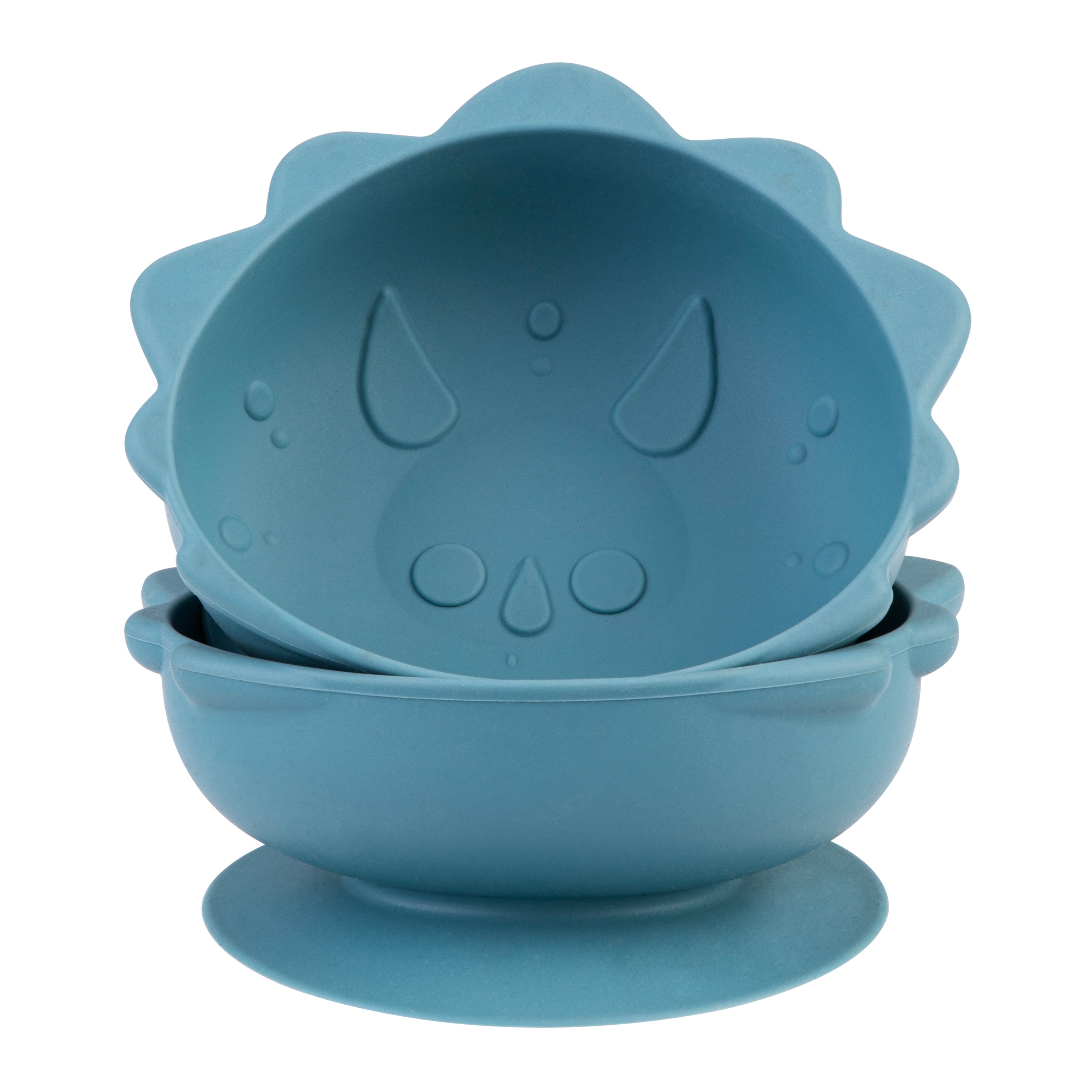 Melii Luxe Silicone Suction Bowl 2 Pack - Dinosaur