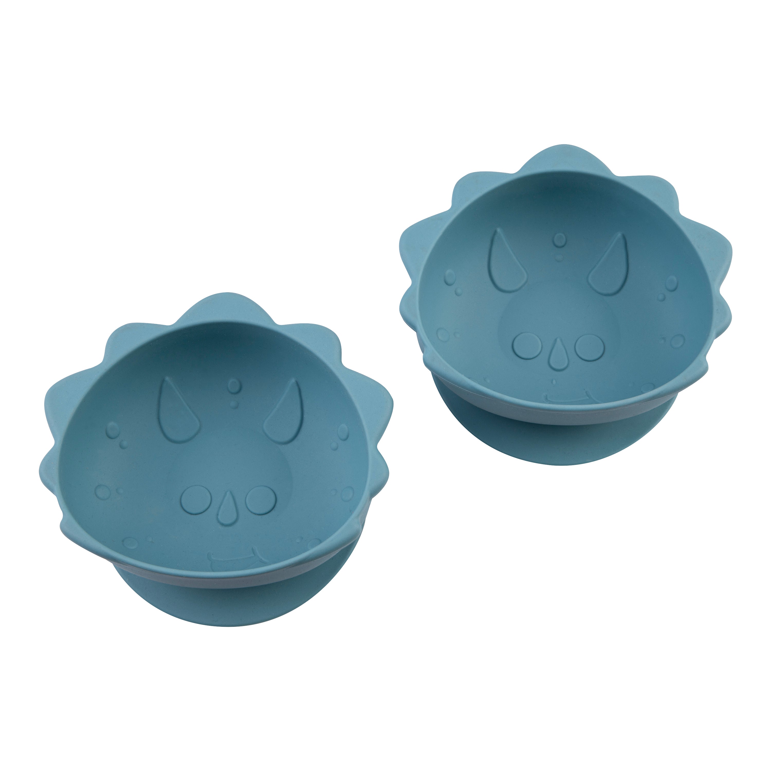 Melii Luxe Silicone Suction Bowl 2 Pack - Dinosaur