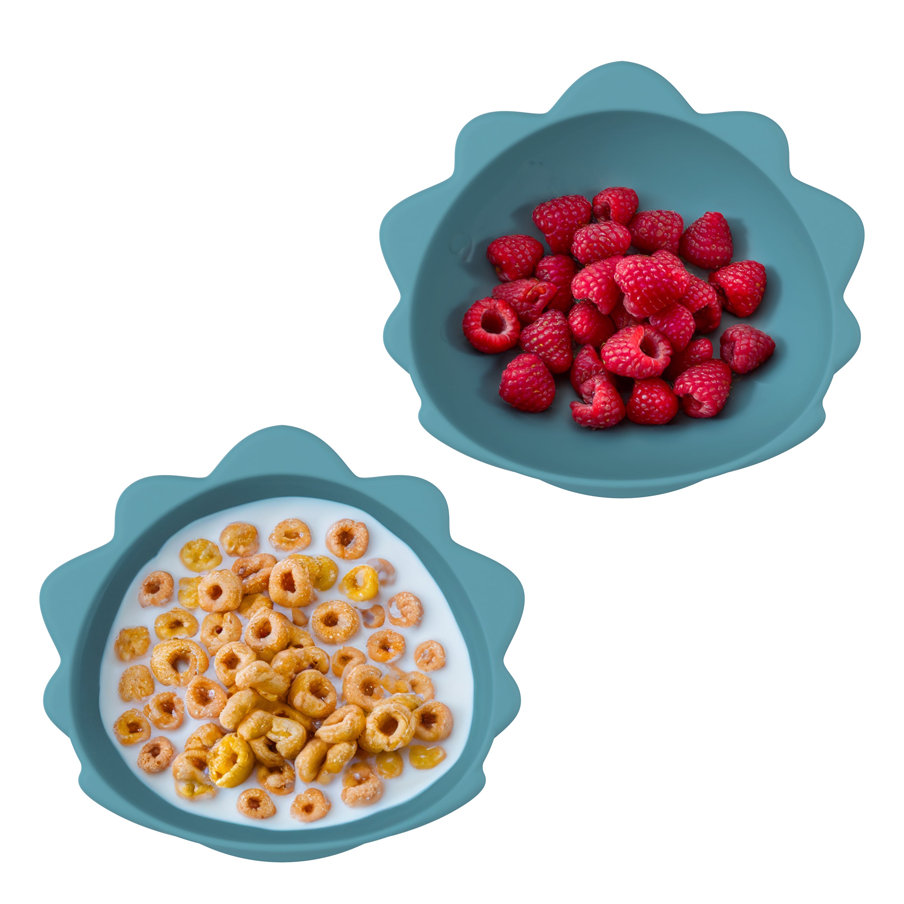 Melii Luxe Silicone Suction Bowl 2 Pack - Dinosaur