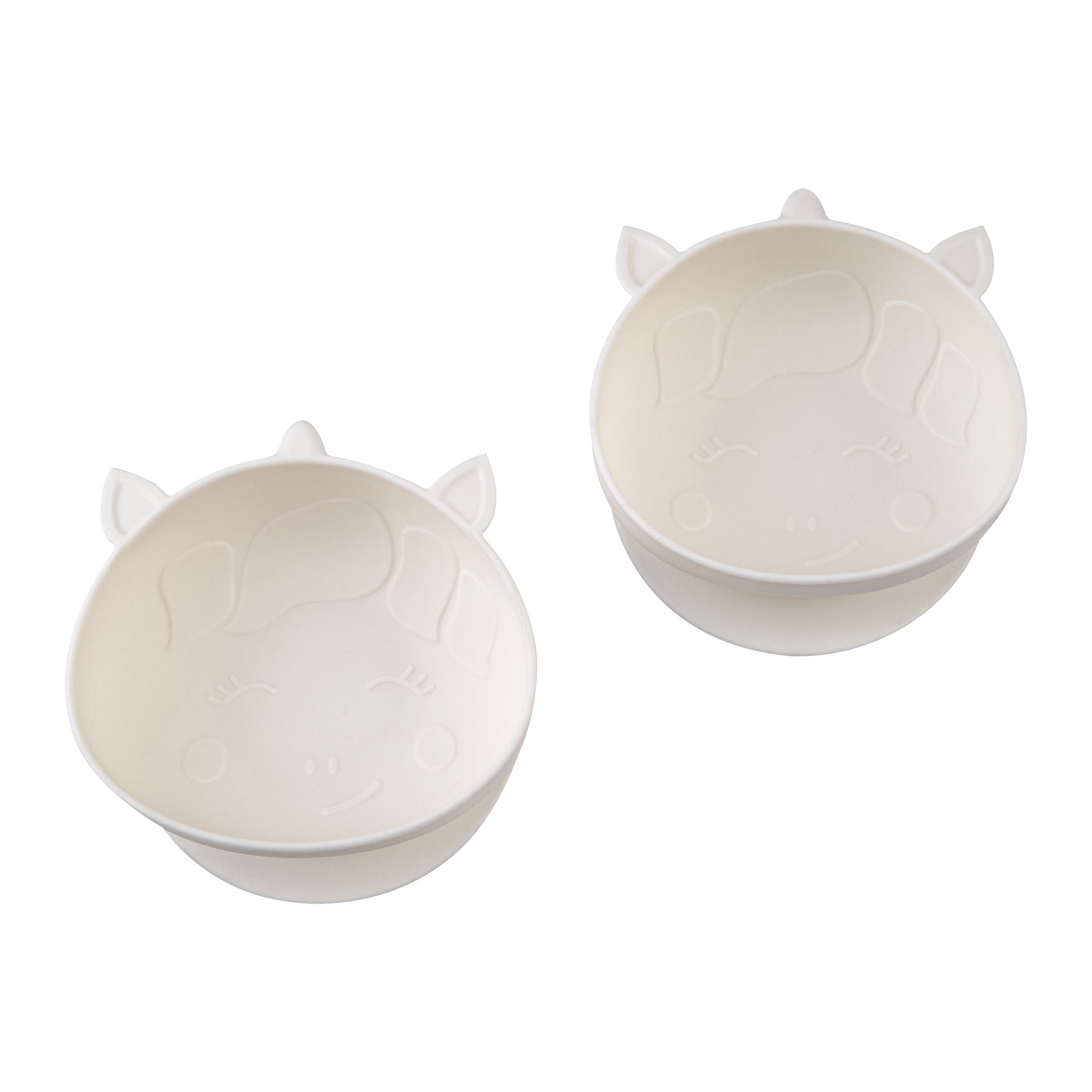 Melii Luxe Silicone Suction Bowl 2 Pack - Unicorn
