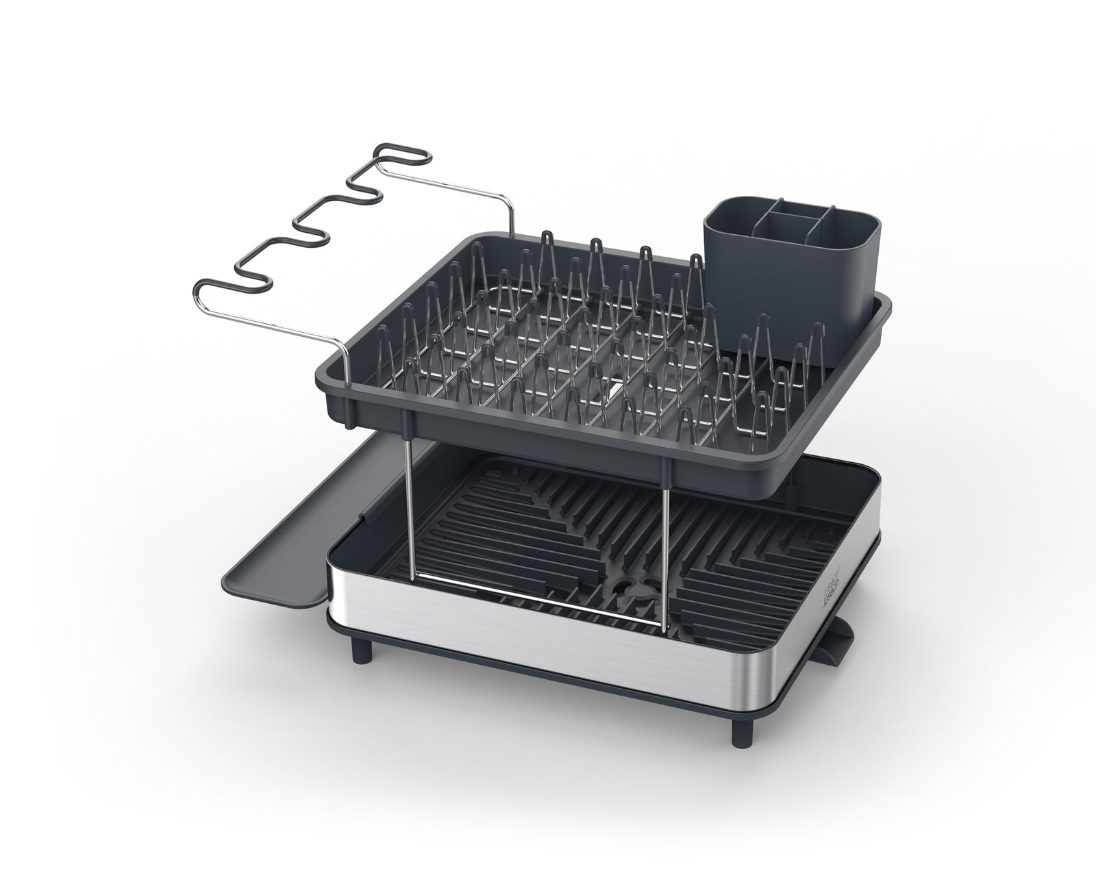 Joseph Joseph Excel Steel 2-Tier Stainless-Steel Dish Rack