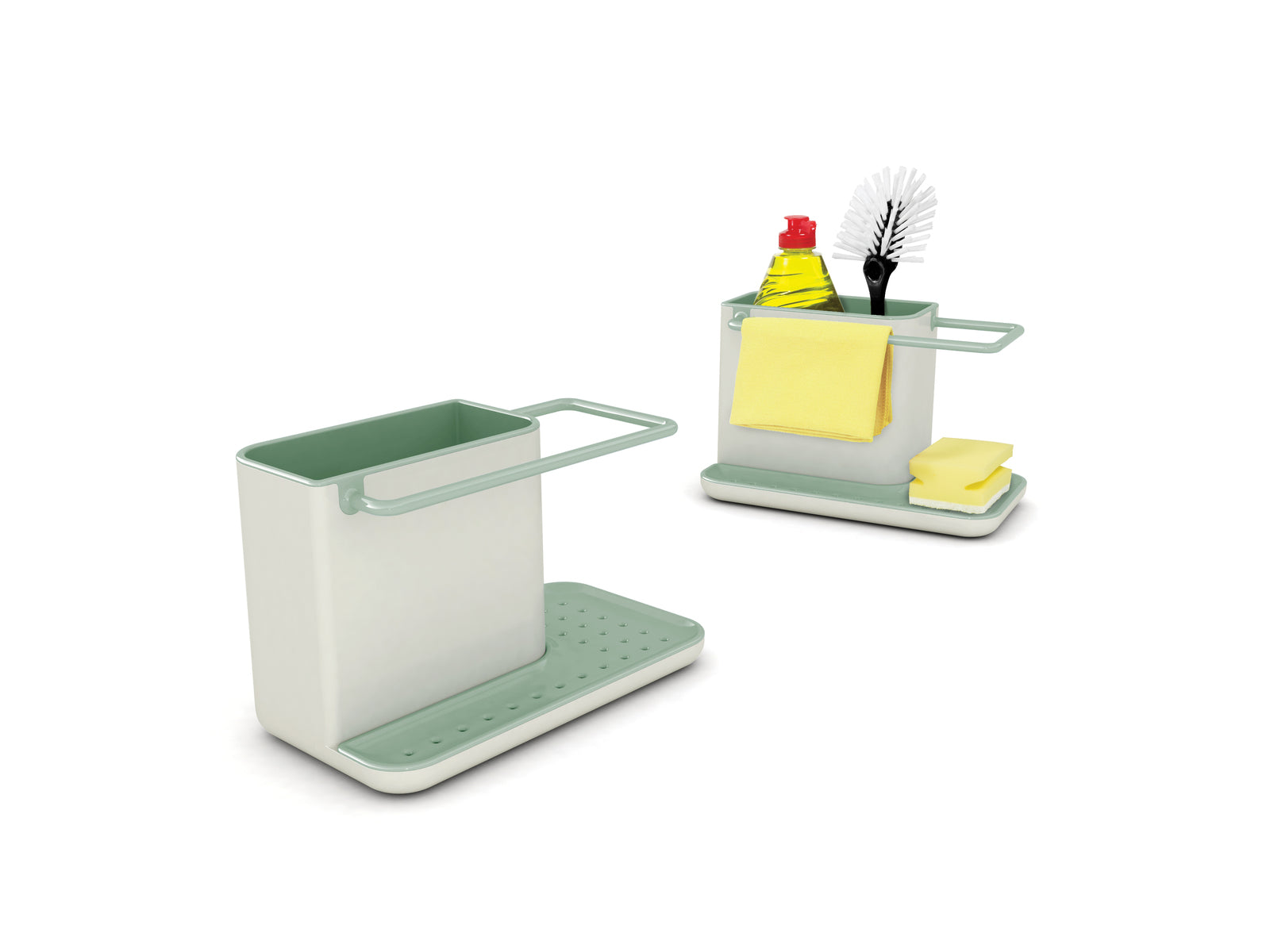 Joseph Joseph Caddy Sink Tidy - Light Stone/Sage