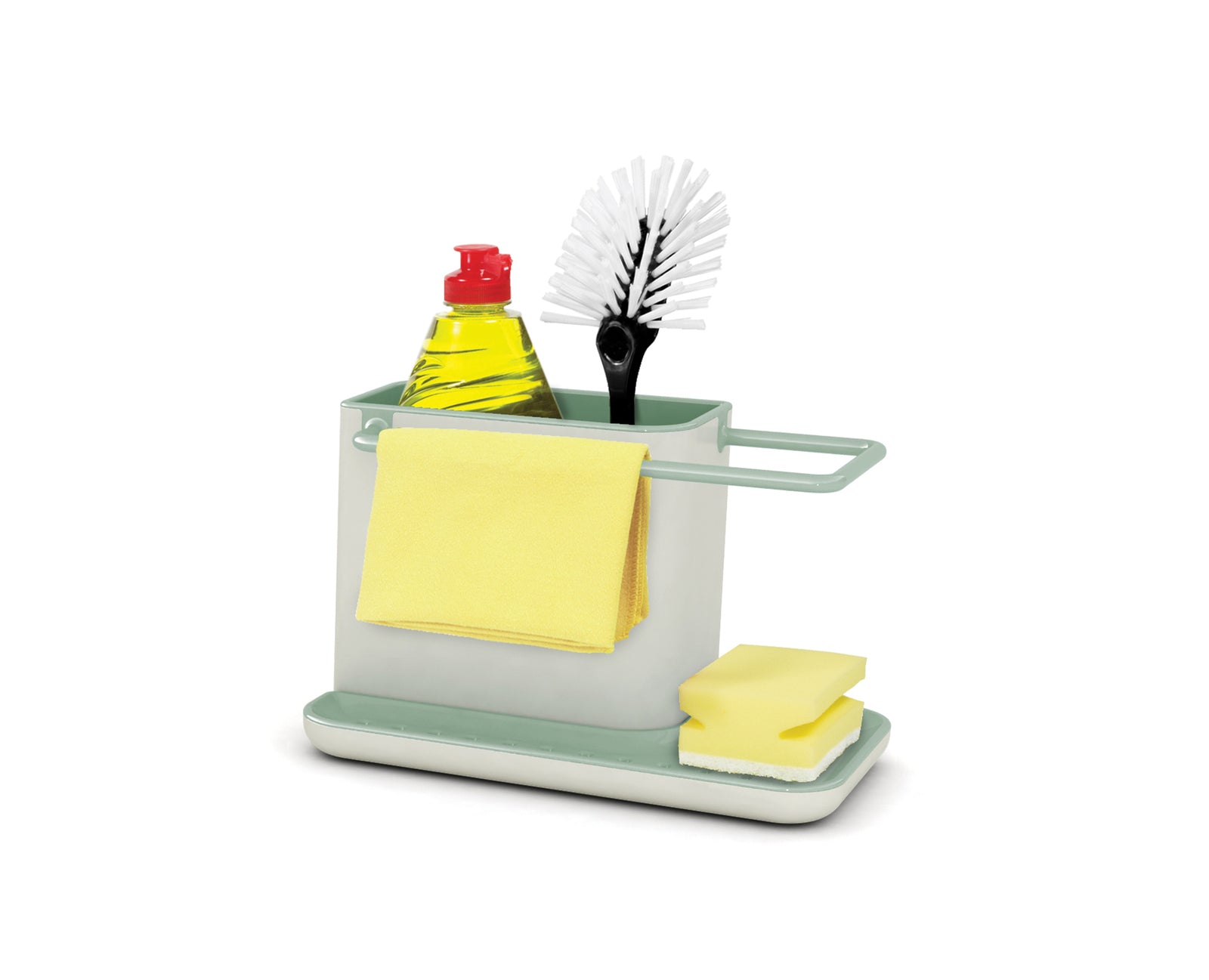 Joseph Joseph Caddy Sink Tidy - Light Stone/Sage