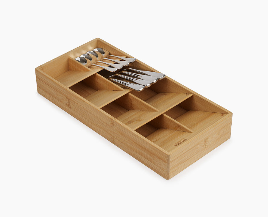 Joseph Joseph Drawerstore Bamboo Large Compact Cutlery Organiser