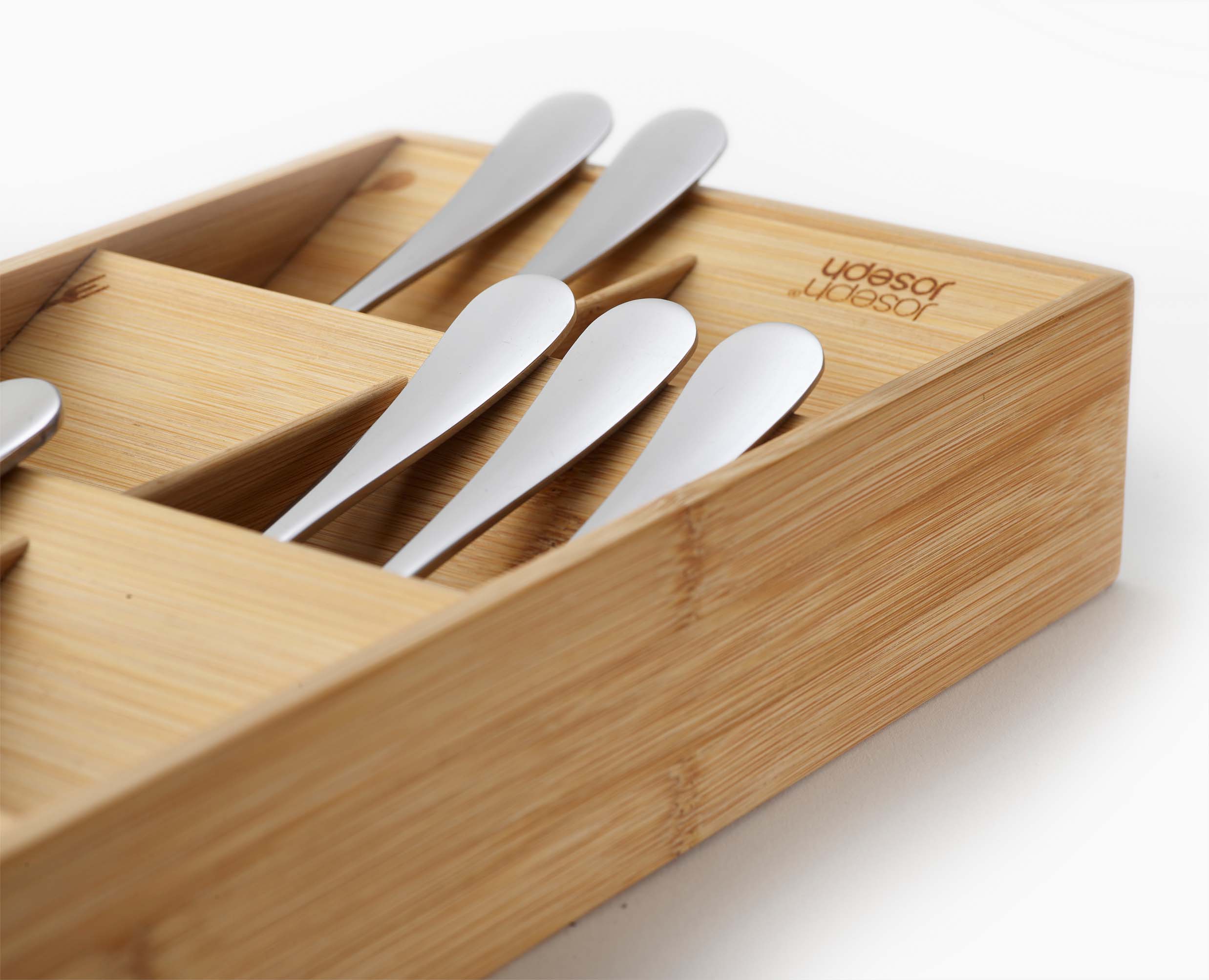 Joseph Joseph Drawerstore Bamboo Large Compact Cutlery Organiser