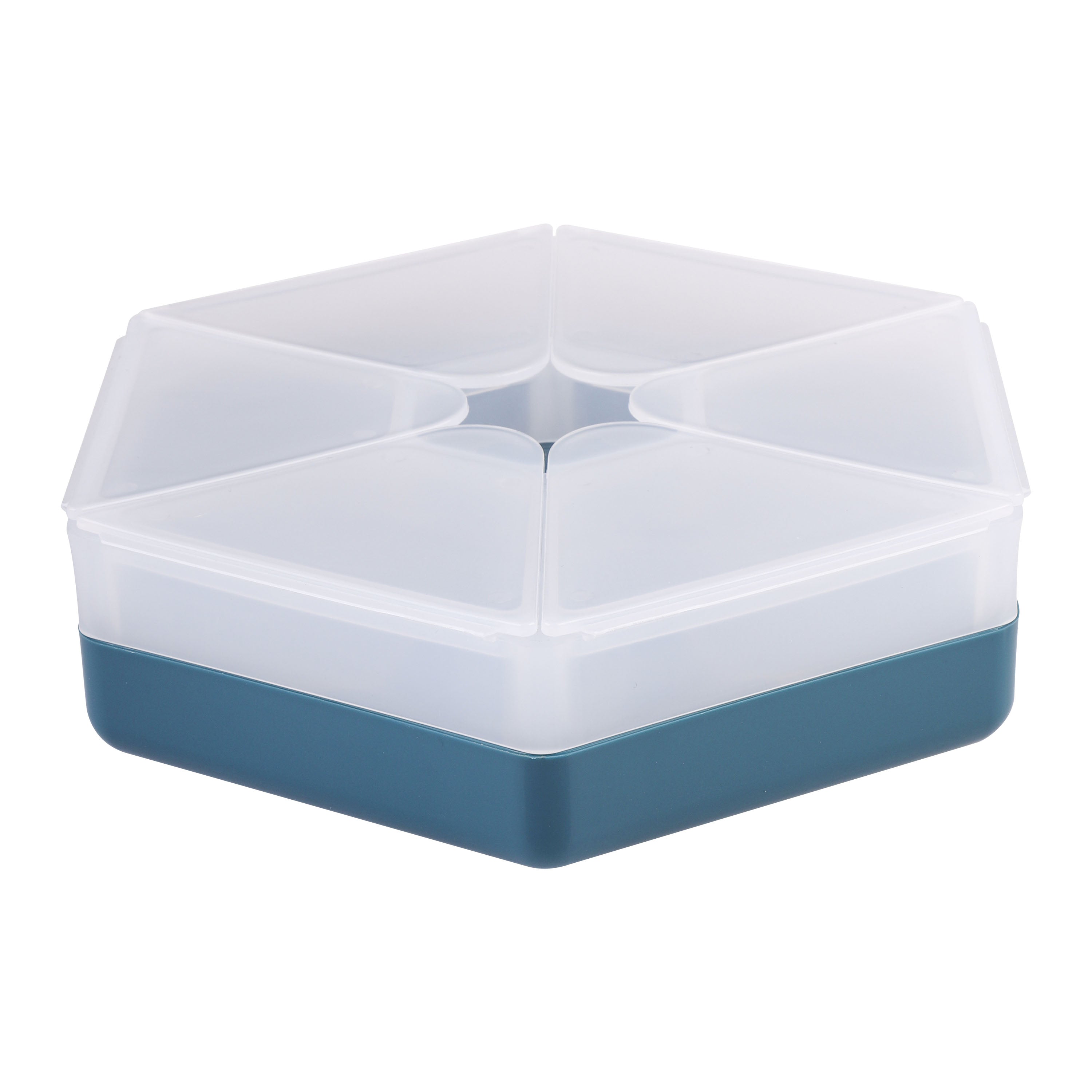 Melii Luxe Hexagon Snackle Box - Blue