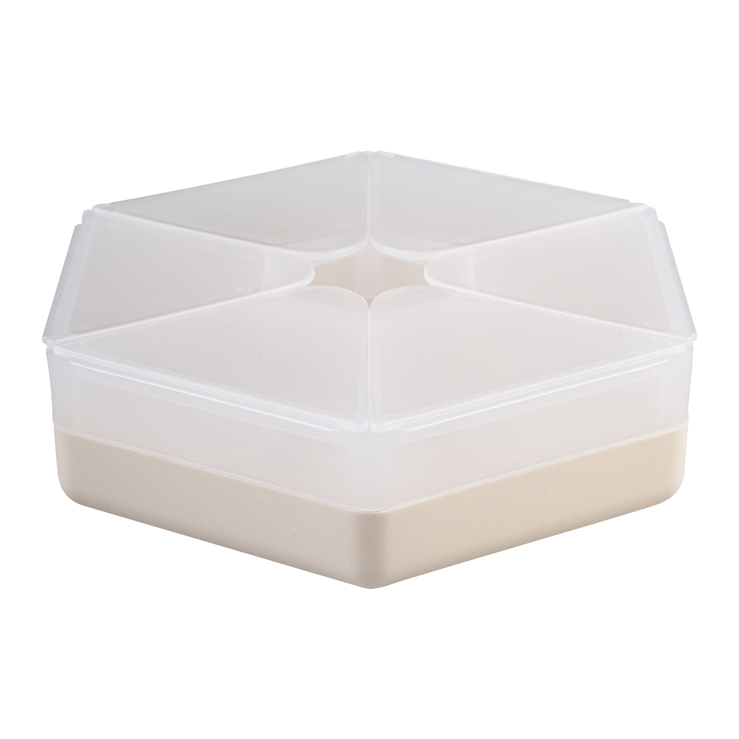 Melii Luxe Hexagon Snackle Box - Ivory