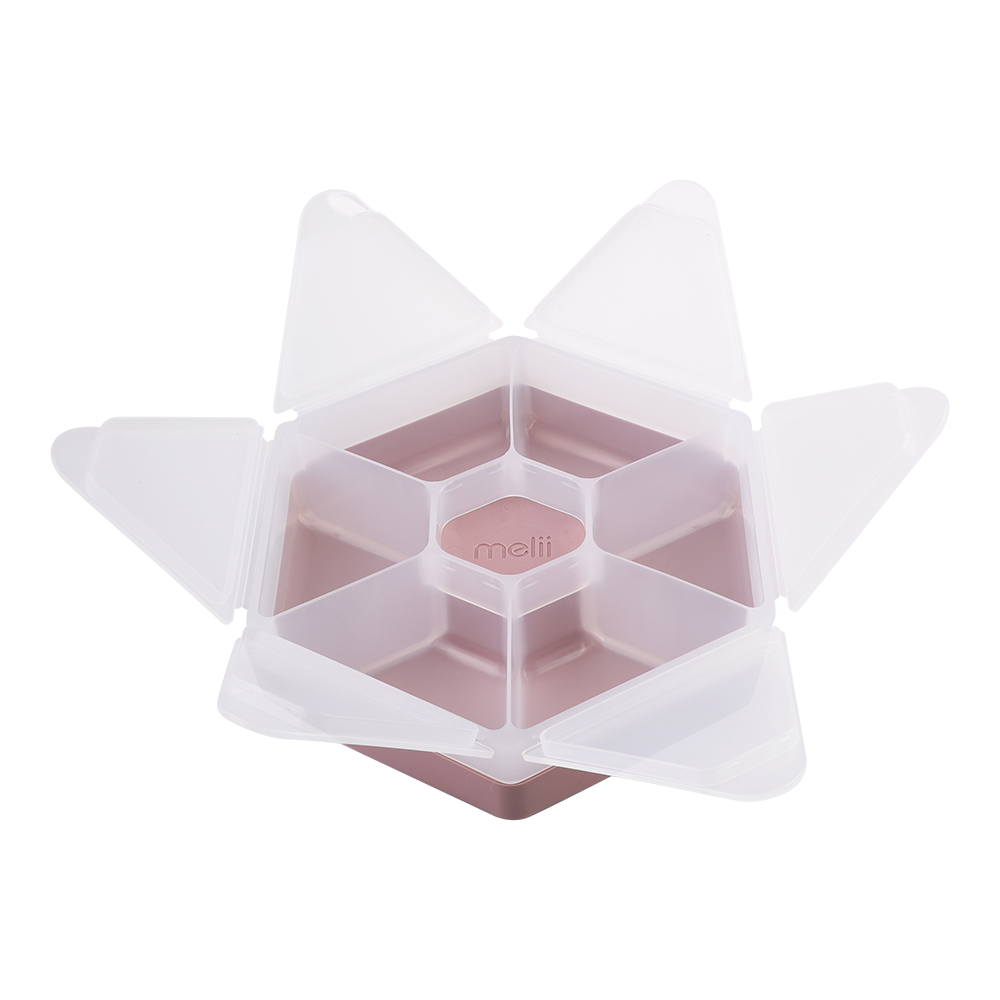 Melii Luxe Hexagon Snackle Box - Pink