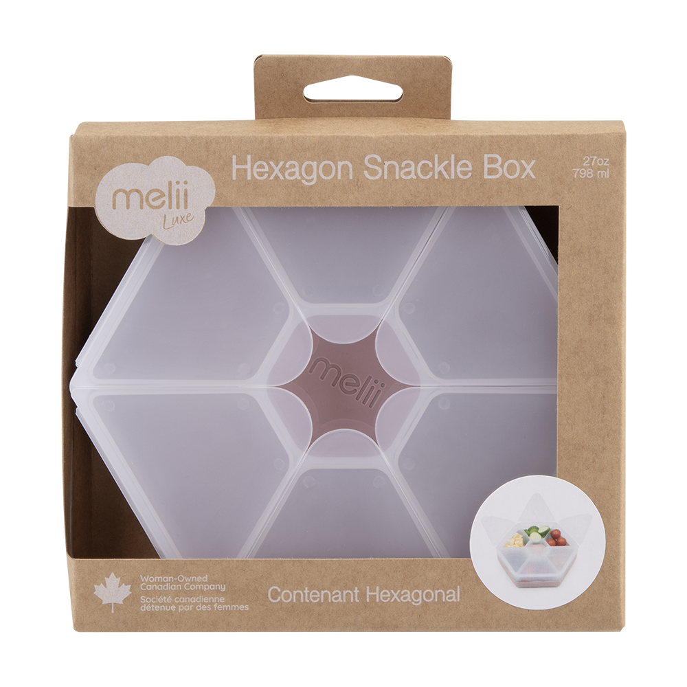 Melii Luxe Hexagon Snackle Box - Pink