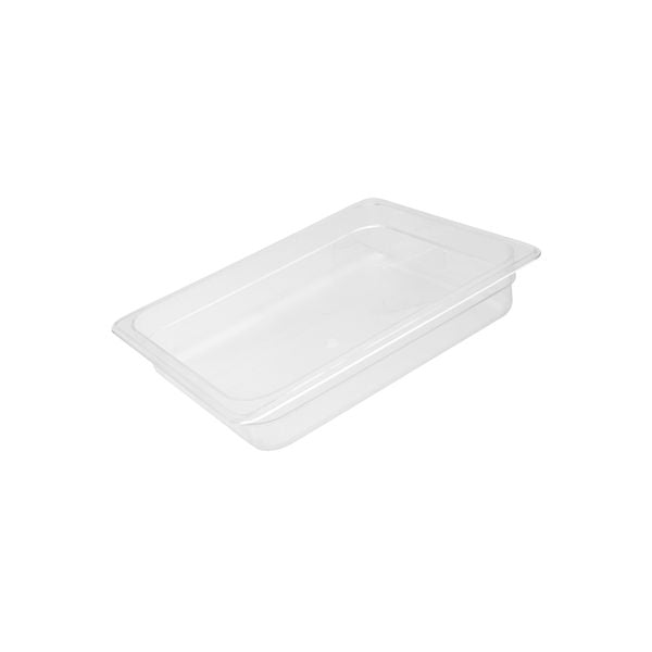 CaterRax 1/2 GN Clear Polycarbonate Food Pan (150mm D - 8.88lt)