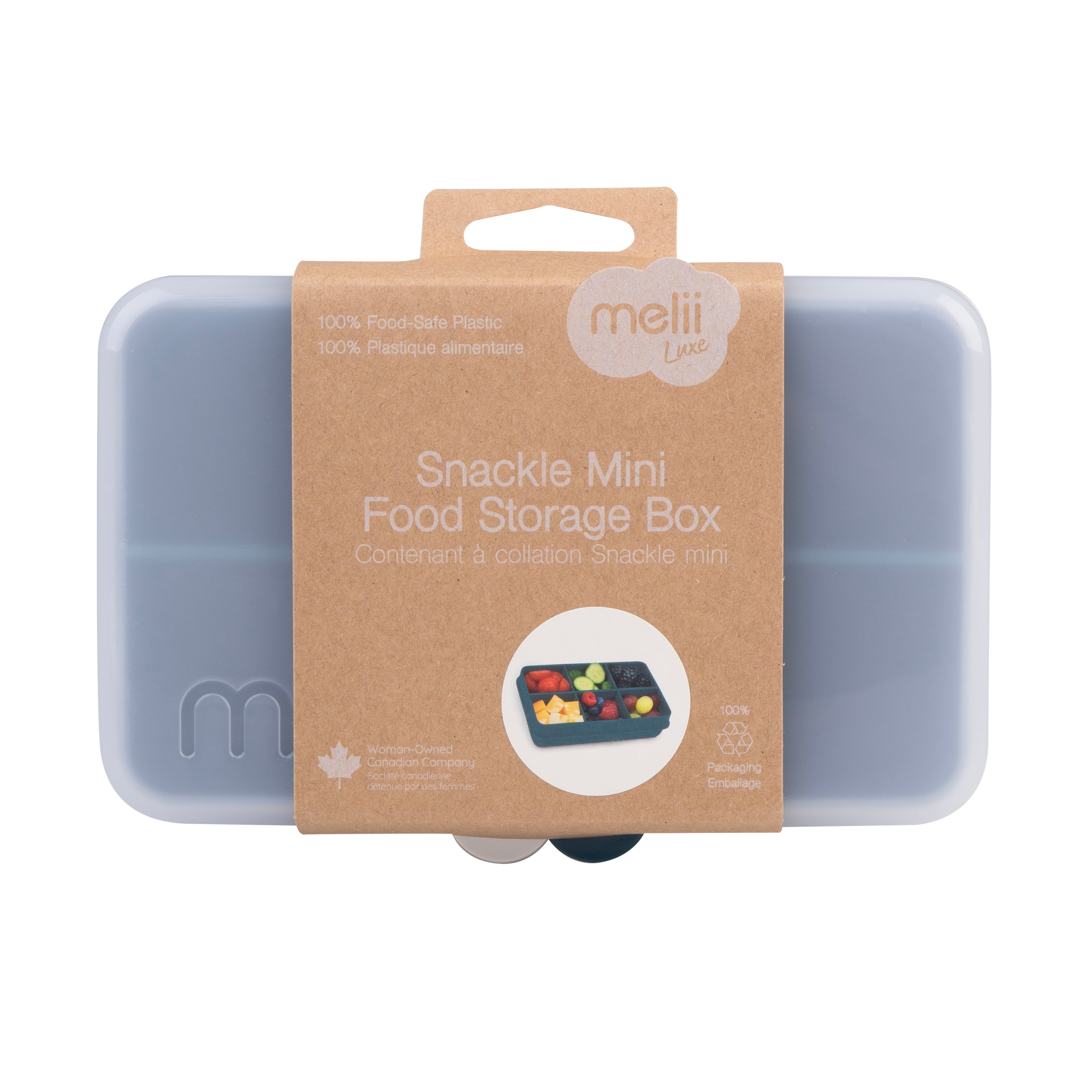 Melii Luxe Snackle Box Mini - Blue