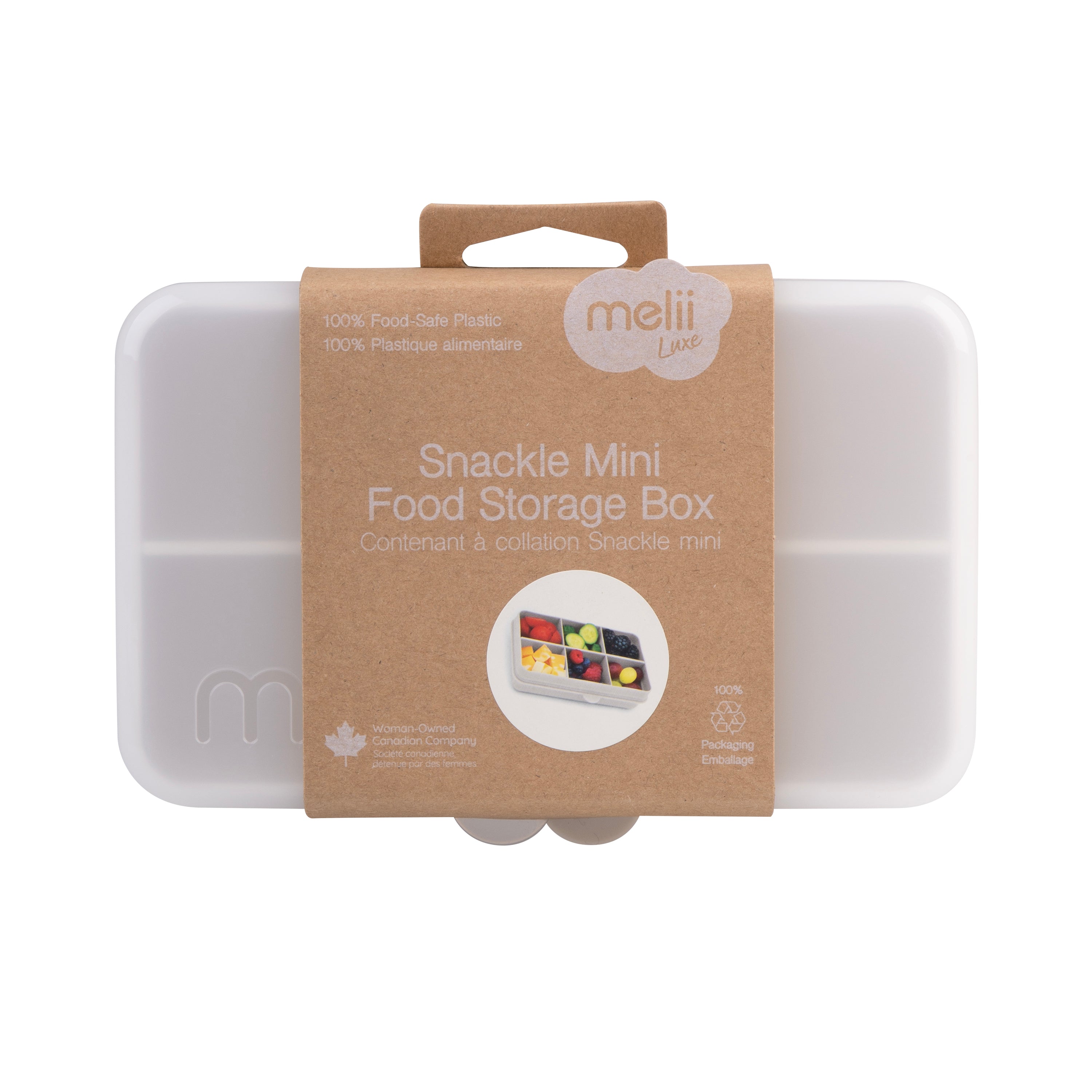 Melii Luxe Snackle Box Mini - Ivory