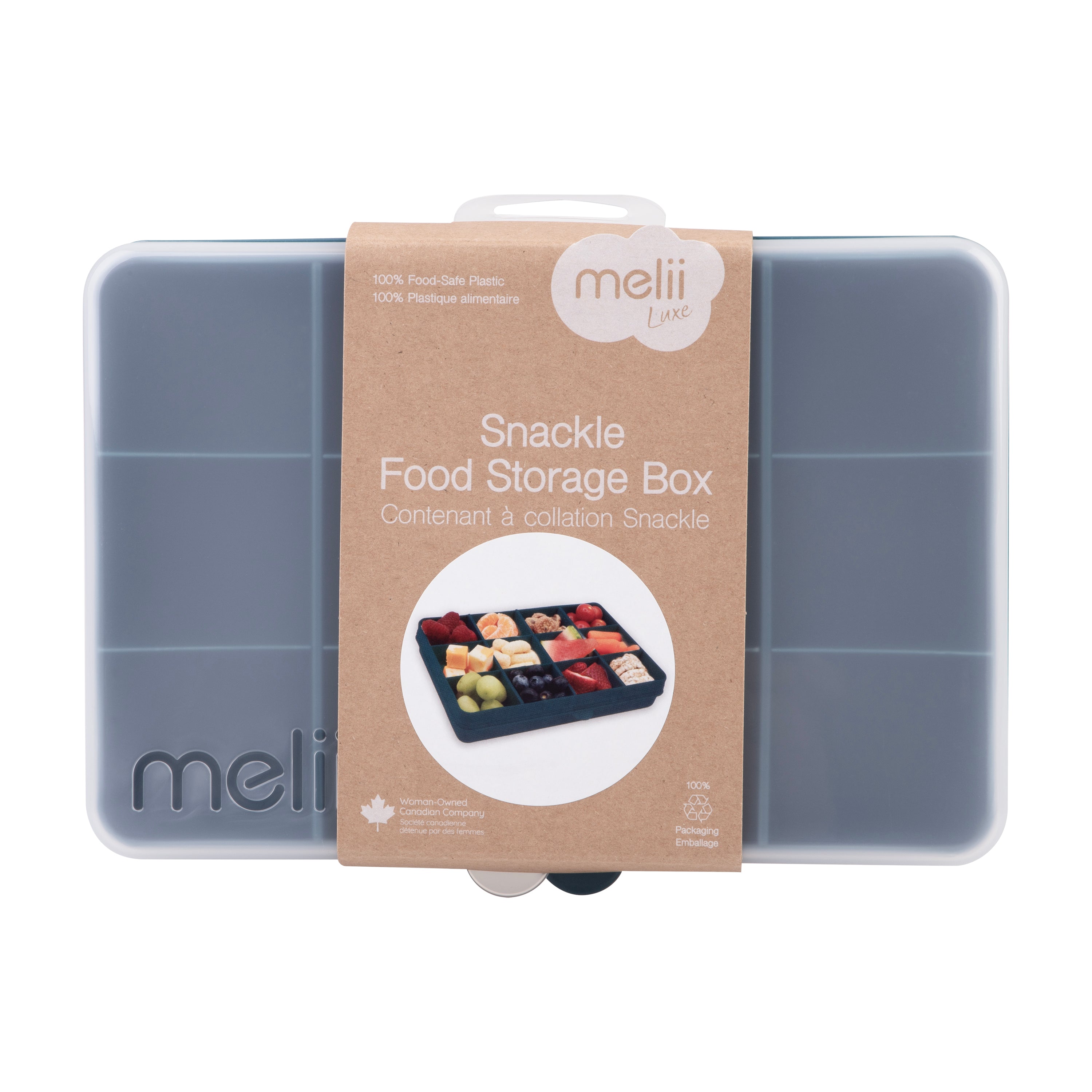 Melii Luxe Snackle Box  - Blue