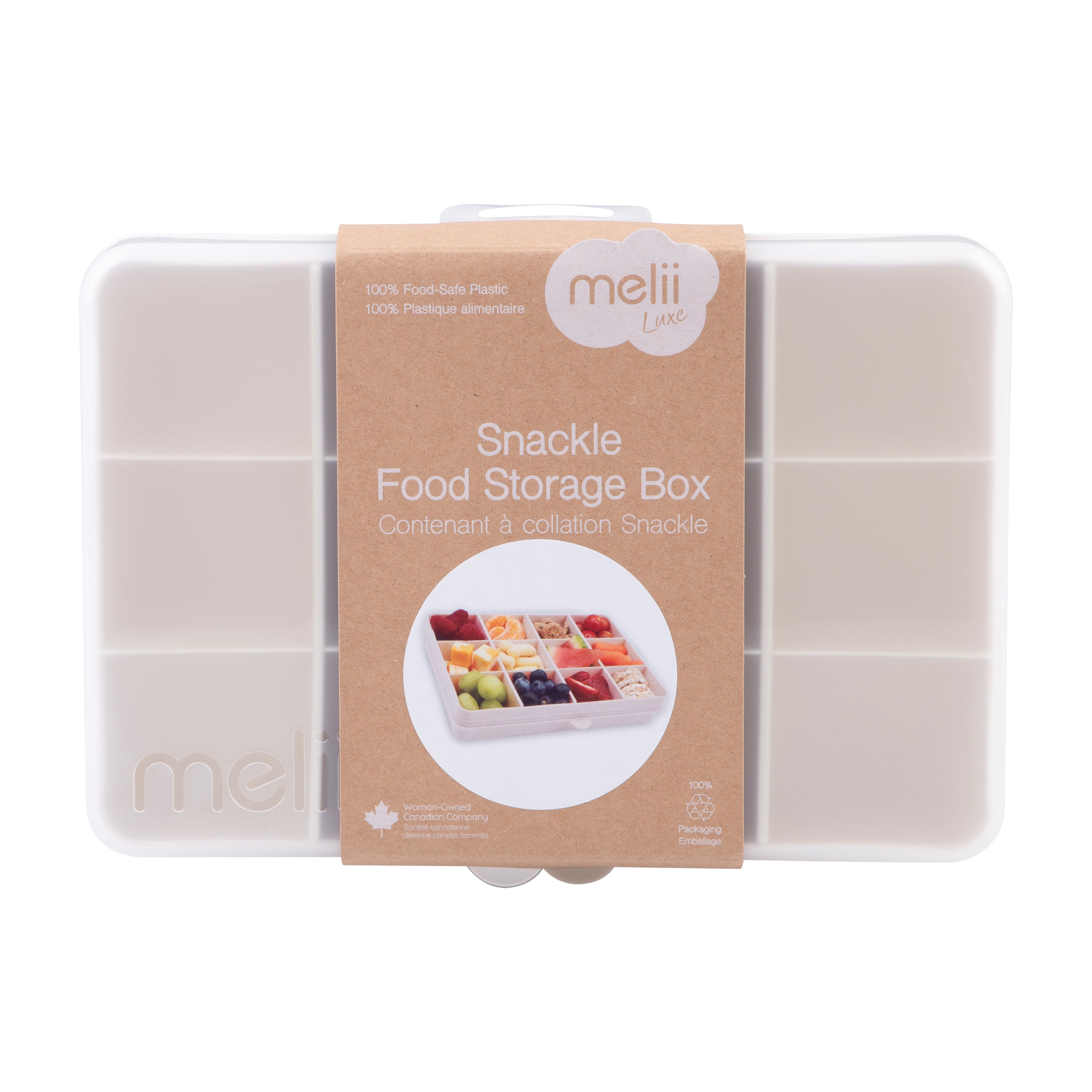 Melii Luxe Snackle Box  - Ivory