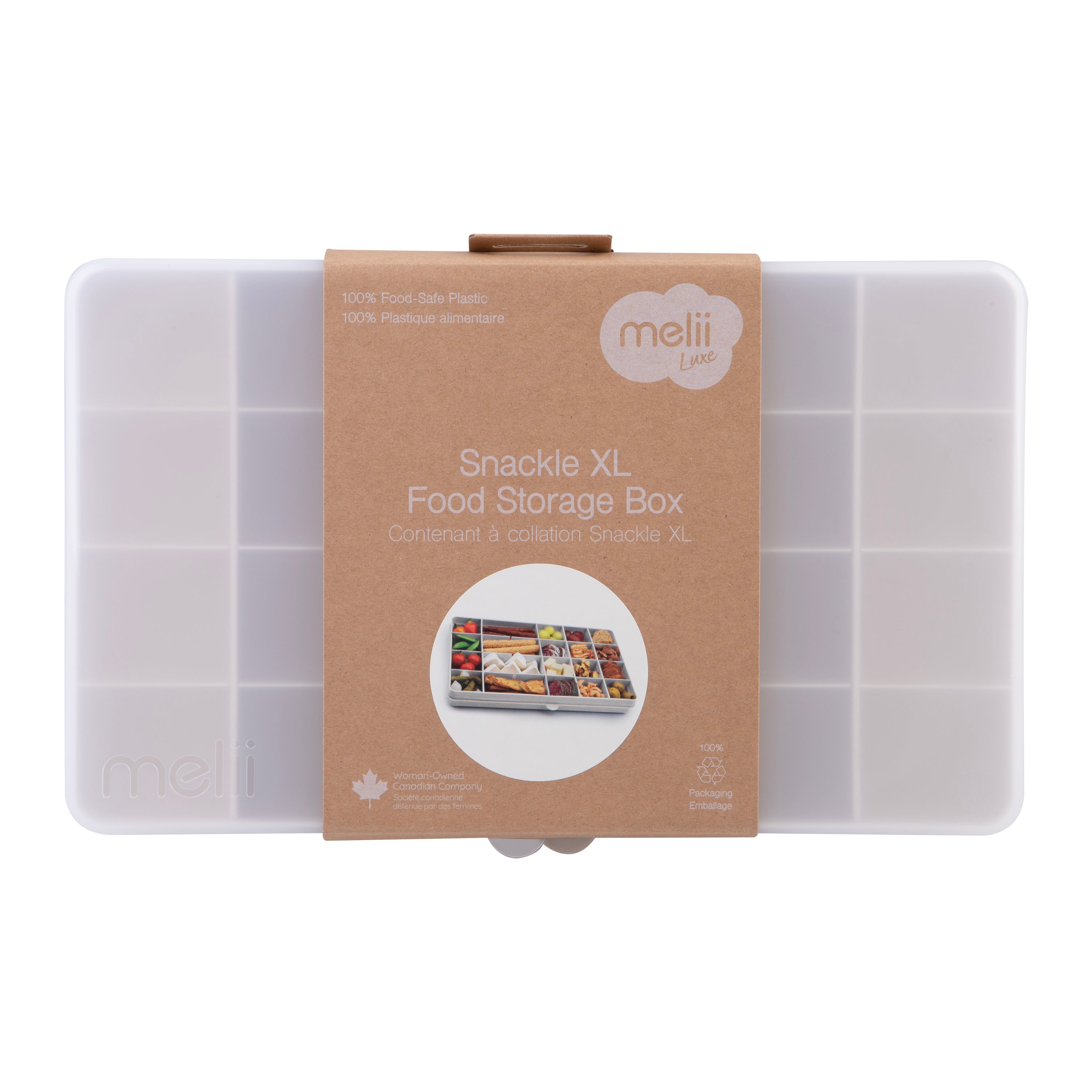 Melii Luxe Snackle Box XL - Ivory