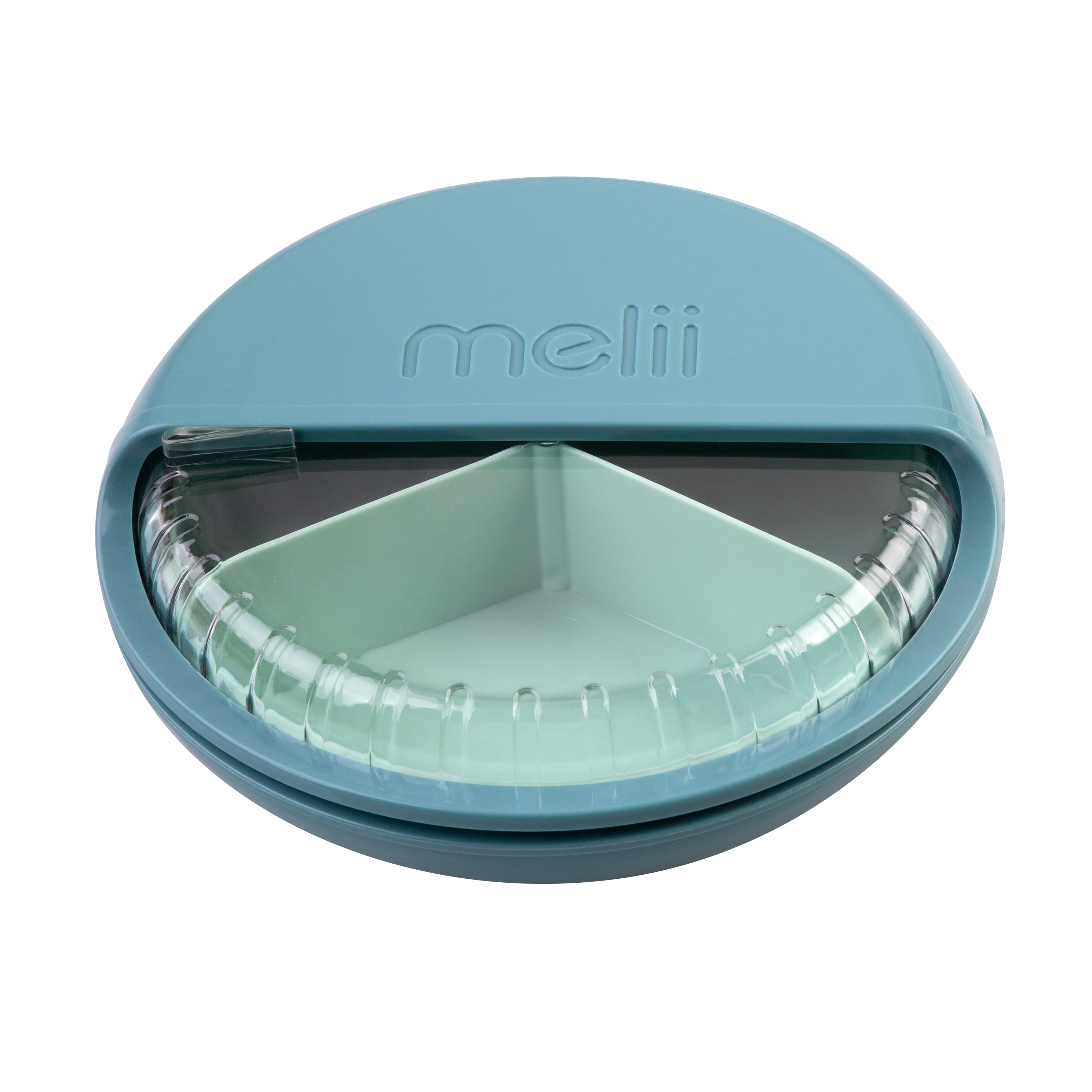 Melii Luxe Spin Snack Container - Blue