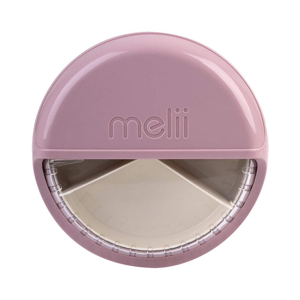 Melii Luxe Spin Snack Container - Pink