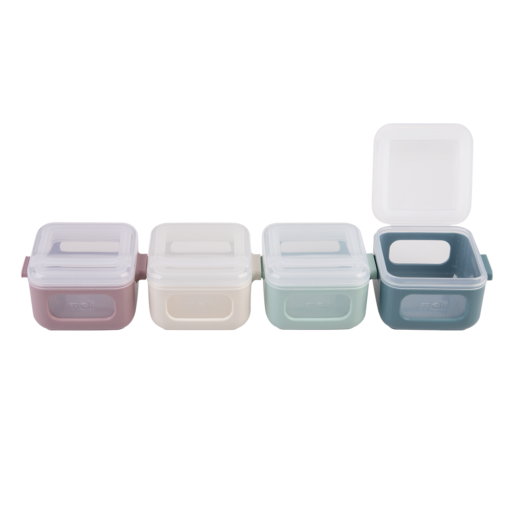 Melii Luxe Snap & Go Cubes Set 4 (4oz/120ml)