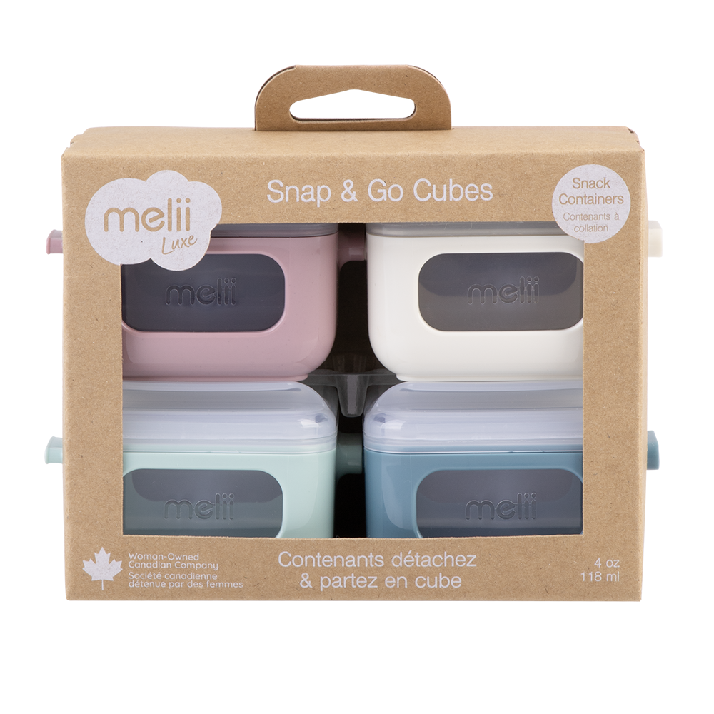 Melii Luxe Snap & Go Cubes Set 4 (4oz/120ml)