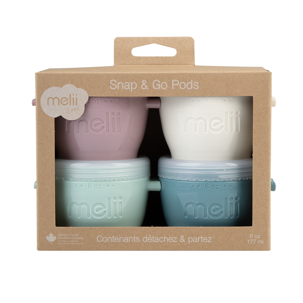 Melii Luxe Snap & Go Pod Set 4 (6oz/180ml)