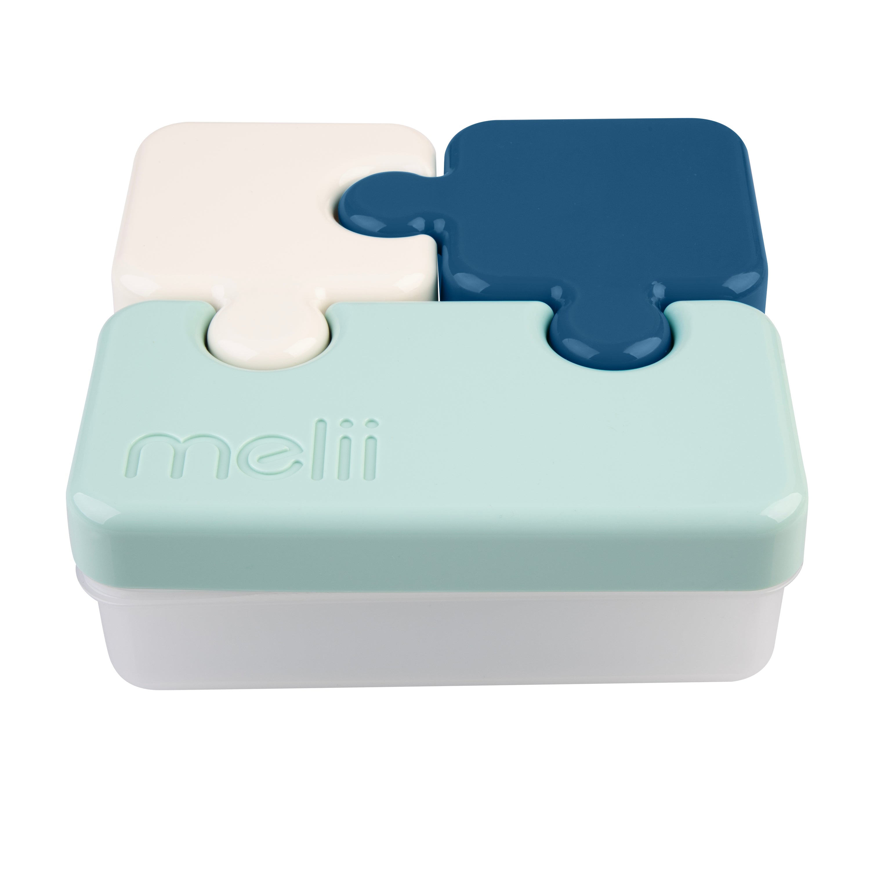 Melii Luxe Puzzle Food Container - Blue