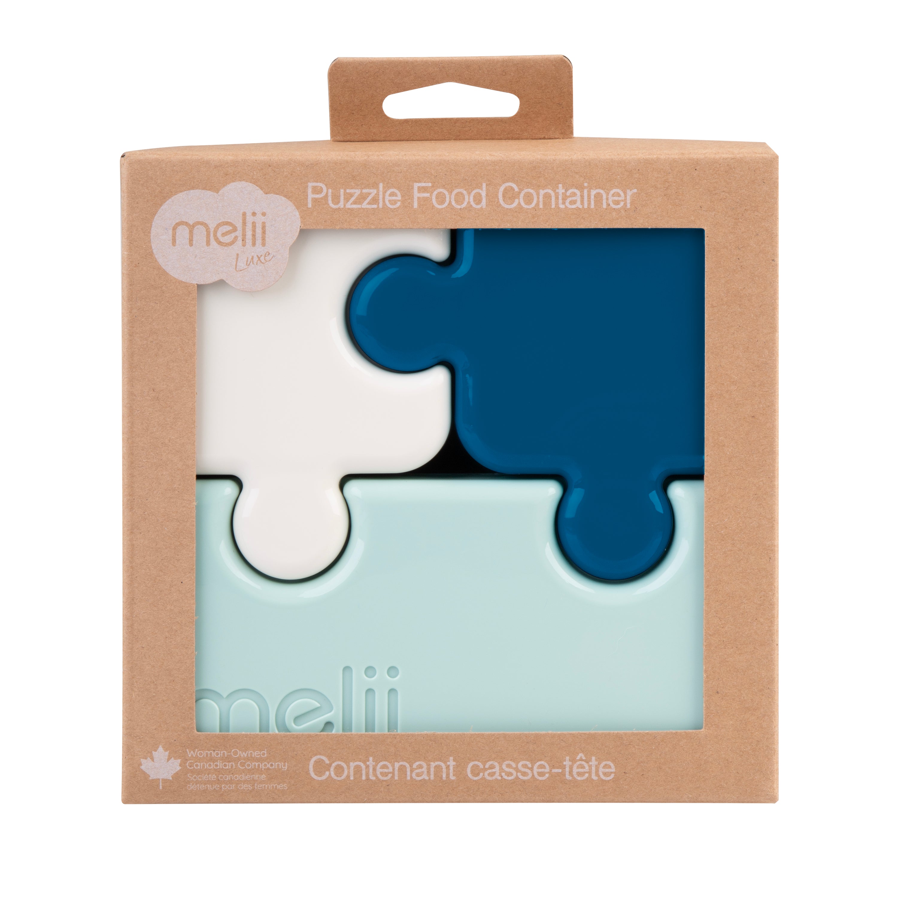Melii Luxe Puzzle Food Container - Blue