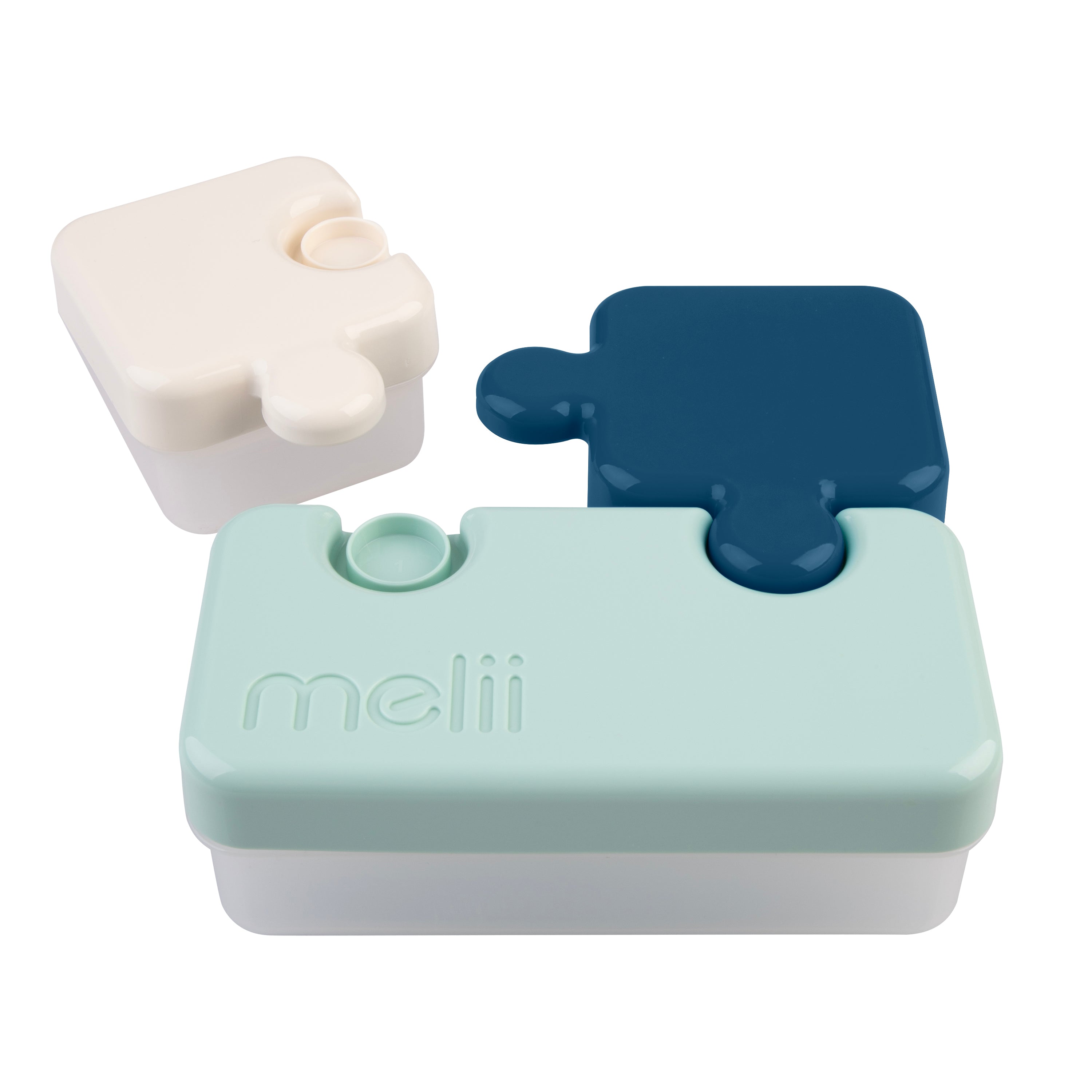 Melii Luxe Puzzle Food Container - Blue