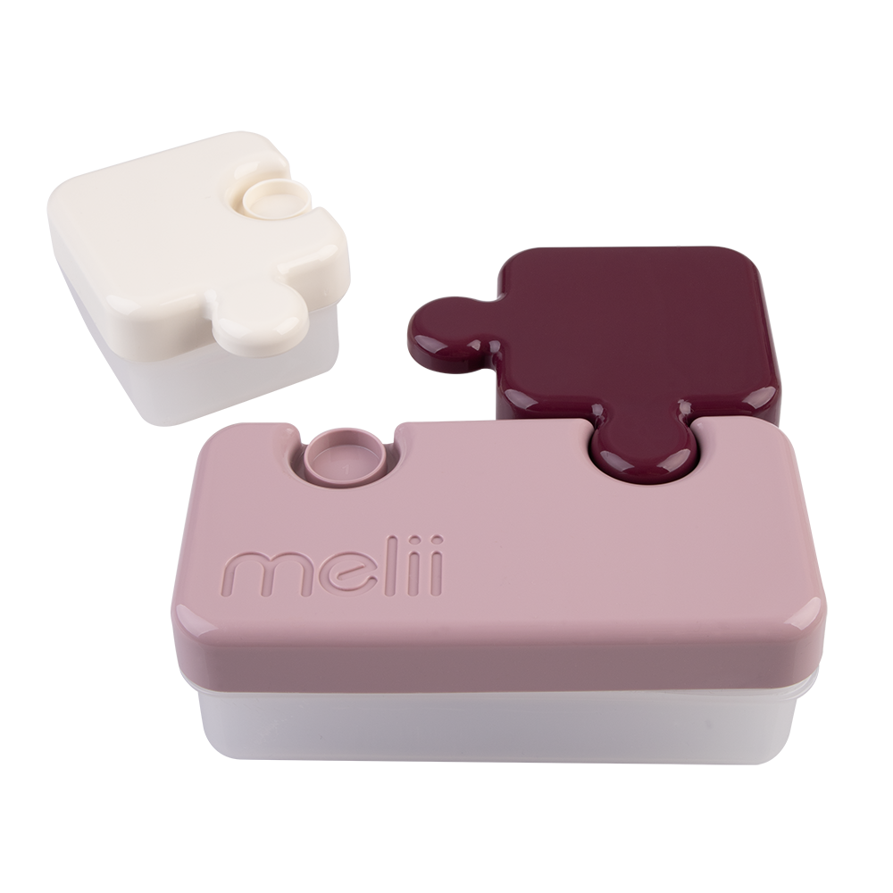 Melii Luxe Puzzle Food Container - Pink