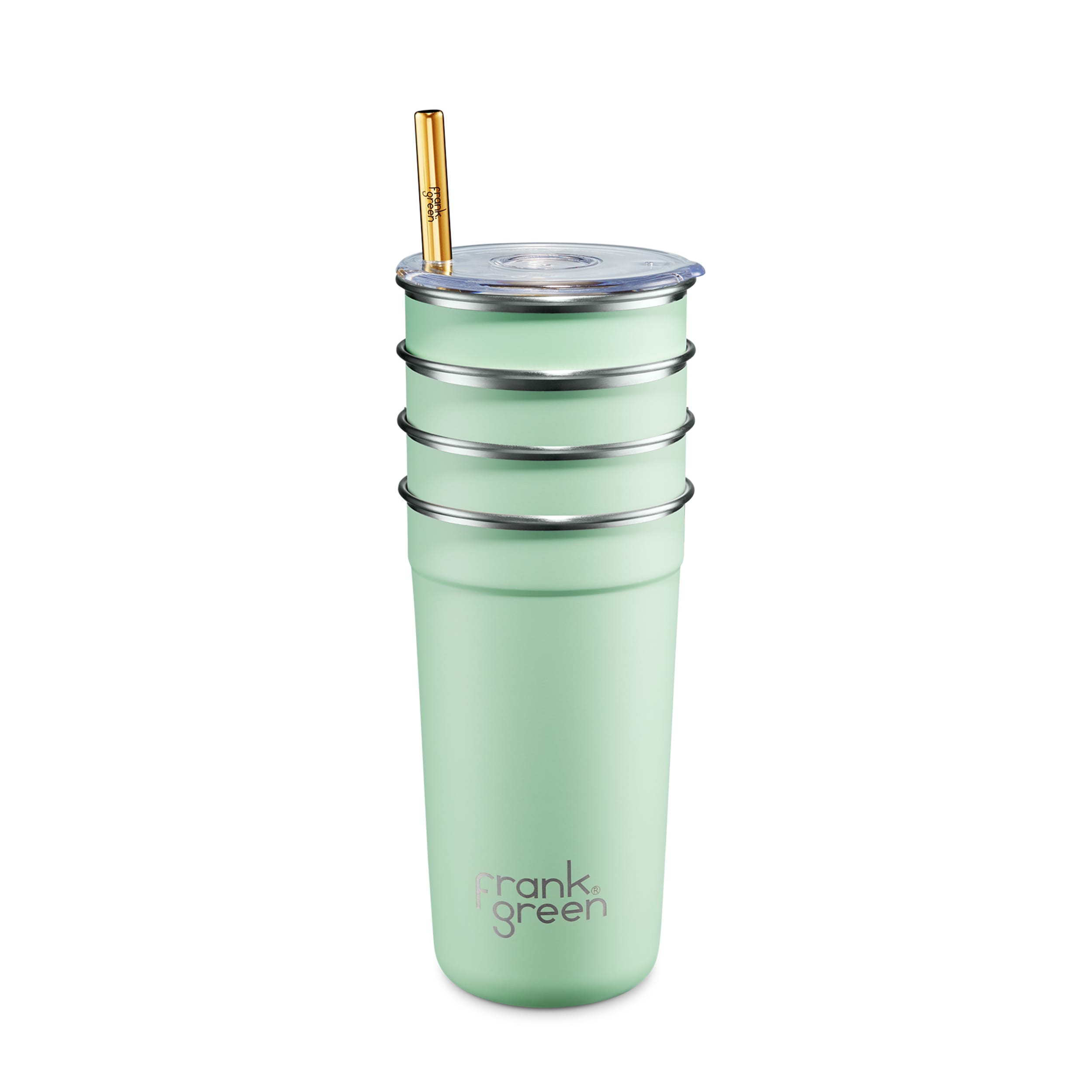 frank green 16oz Assembled Party Cups 4 Pack - Mint Gelato