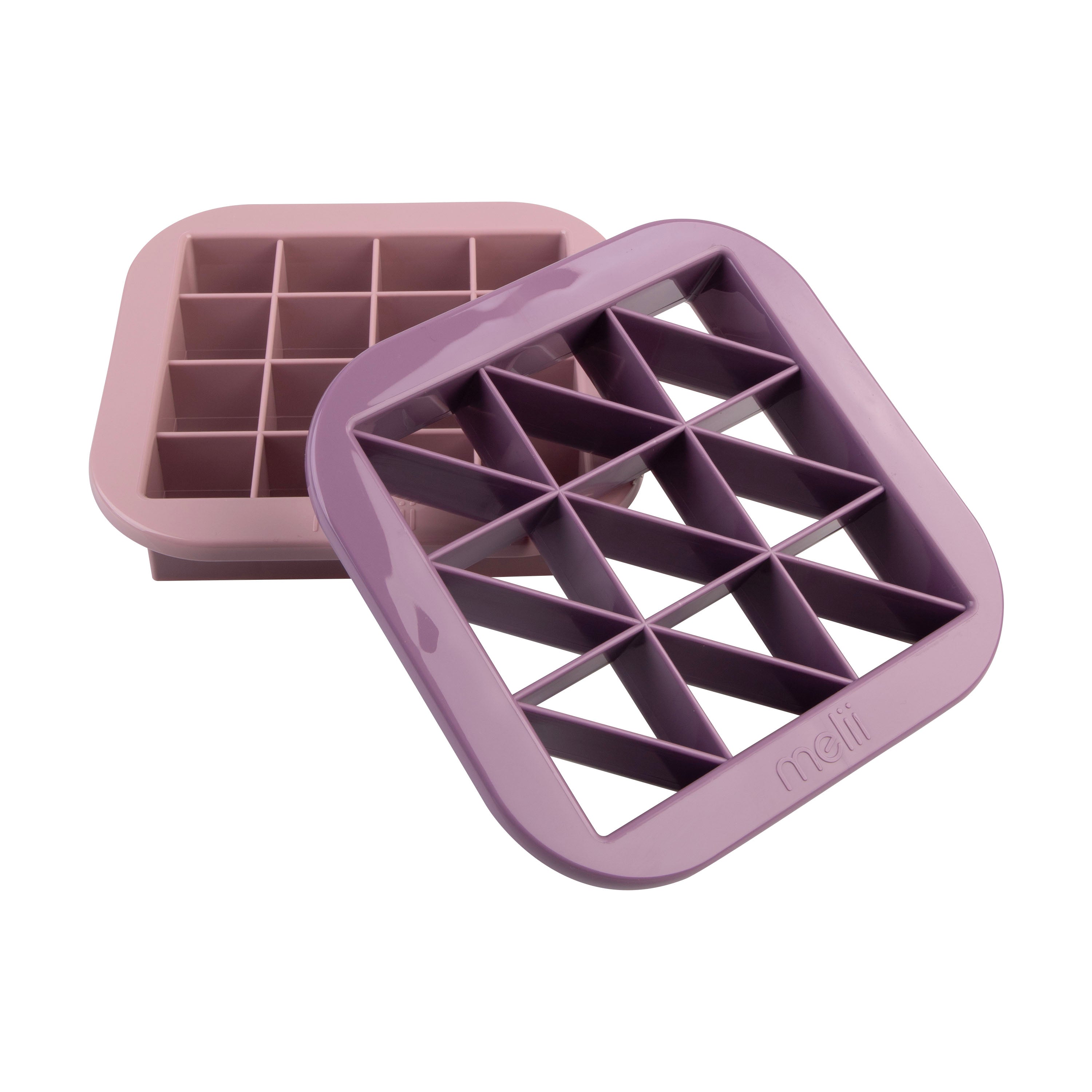 Melii Luxe Bite Size Sandwich Cutters Set of 2 - Pink & Purple