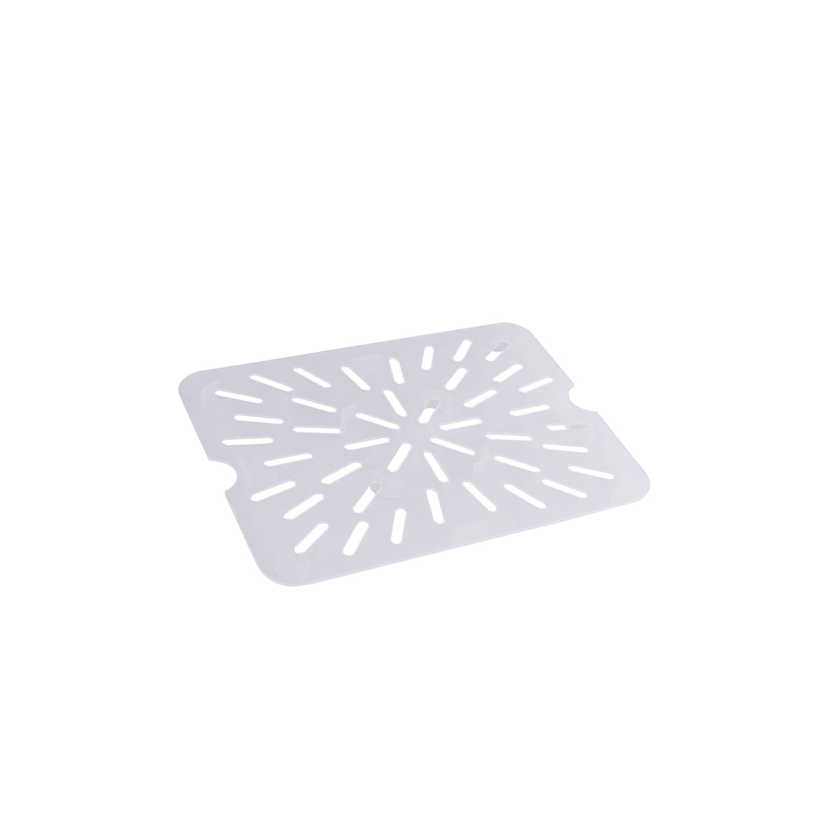 GastroPlast 1/2 GN Food Pan Drain Plate - Polypropylene