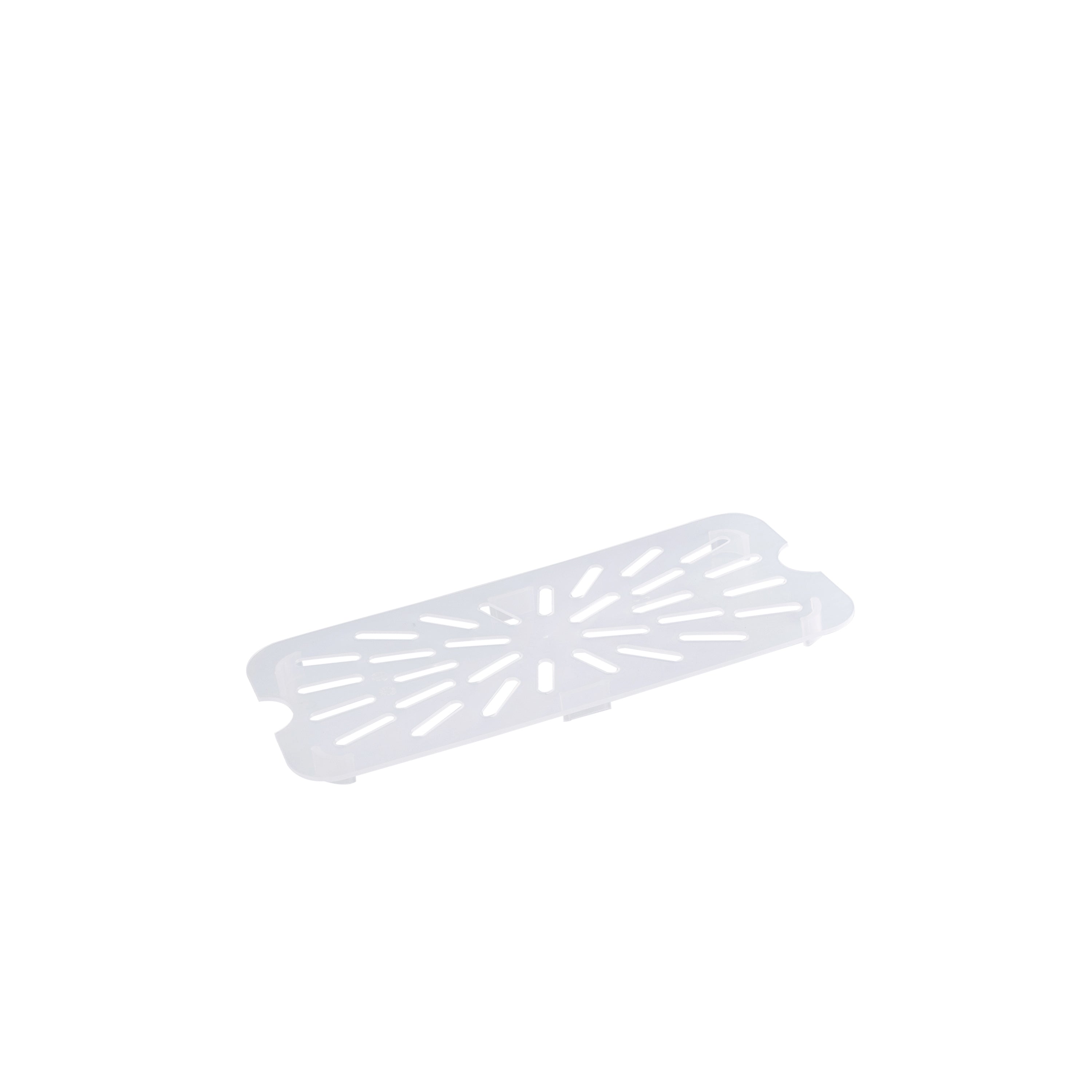 GastroPlast 1/3 GN Food Pan Drain Plate - Polypropylene