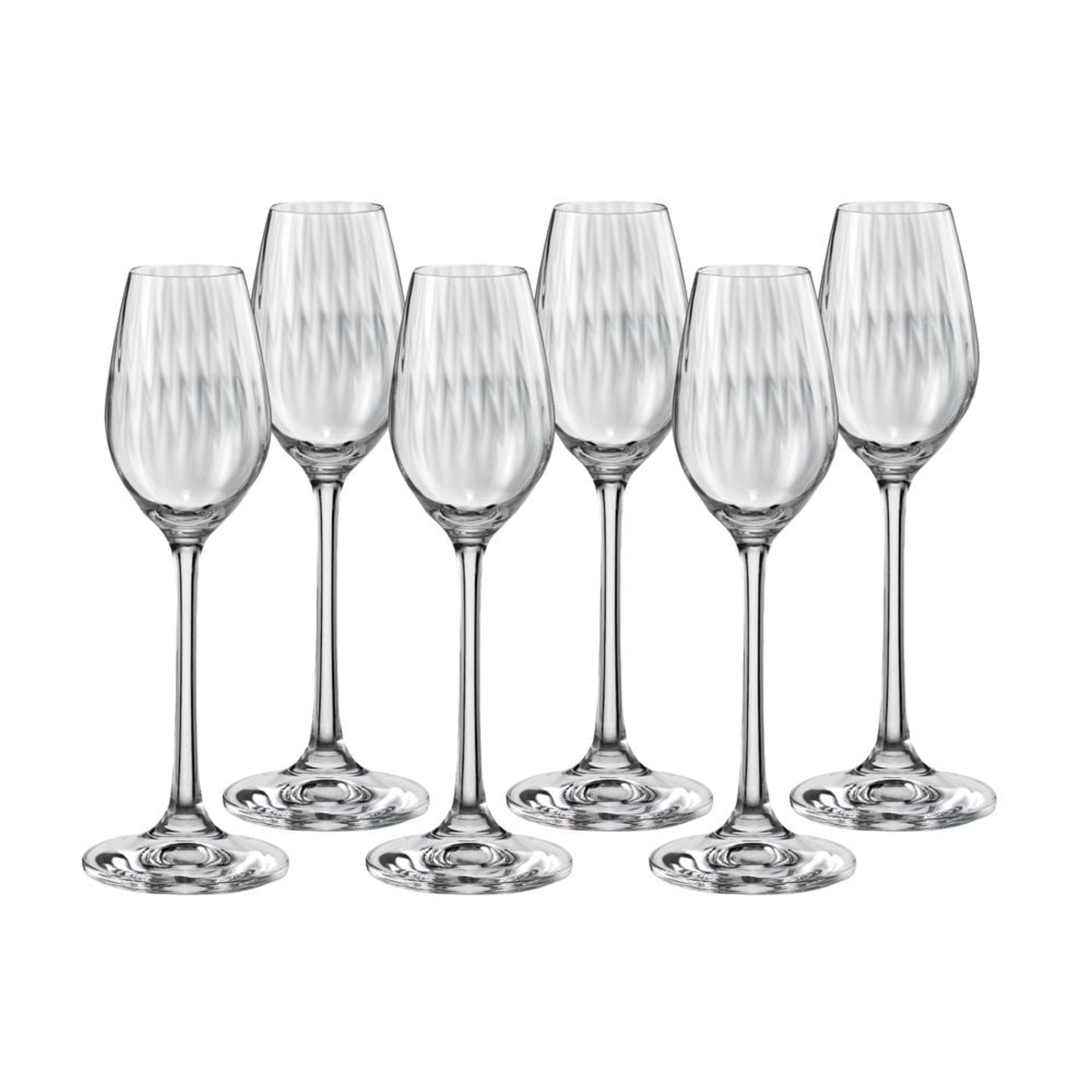 Bohemia Waterfall Liqueur Glass 6 Piece Set 60ml